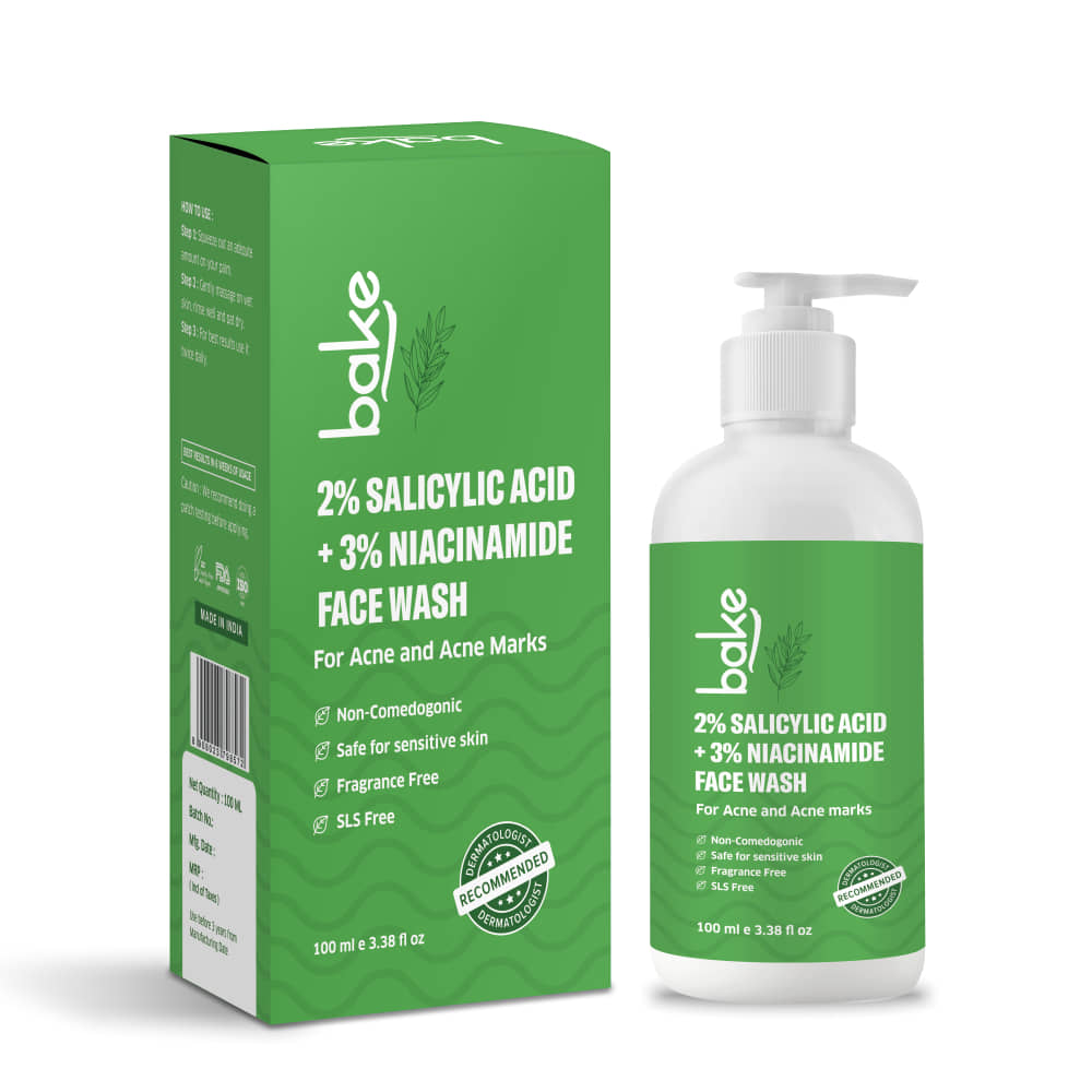 BAKE - Acne or Blemishes Removal Face Wash For Normal Skin ( Pack of 1 )