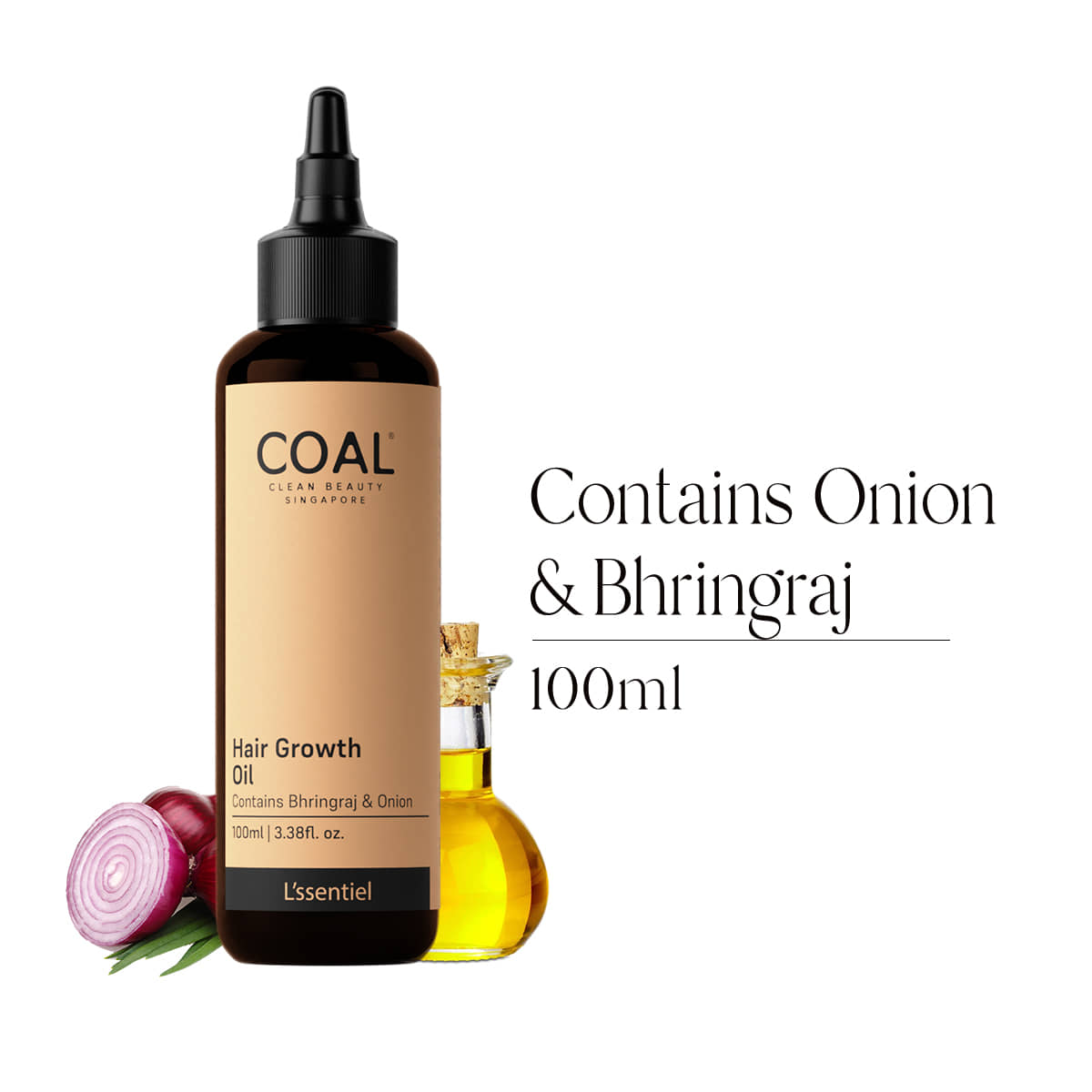 COAL CLEAN BEAUTY Hair Growth Bhringraj Oil 100 ml ( Pack of 1 )