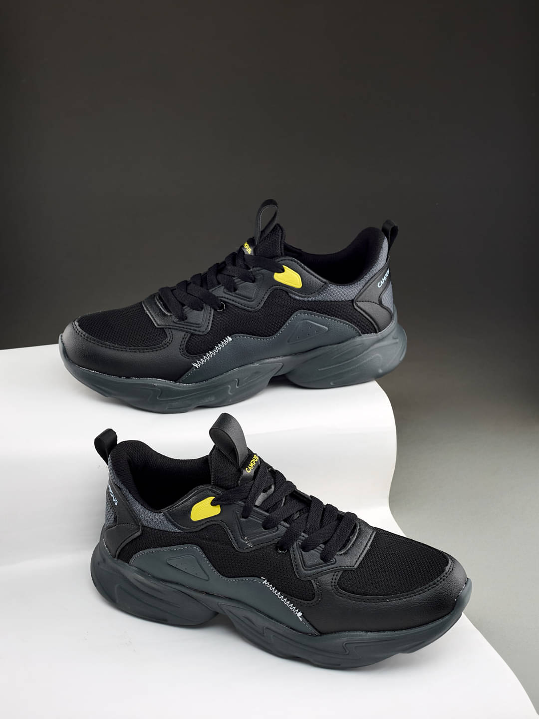     			Campus TALON Black Men's Sneakers