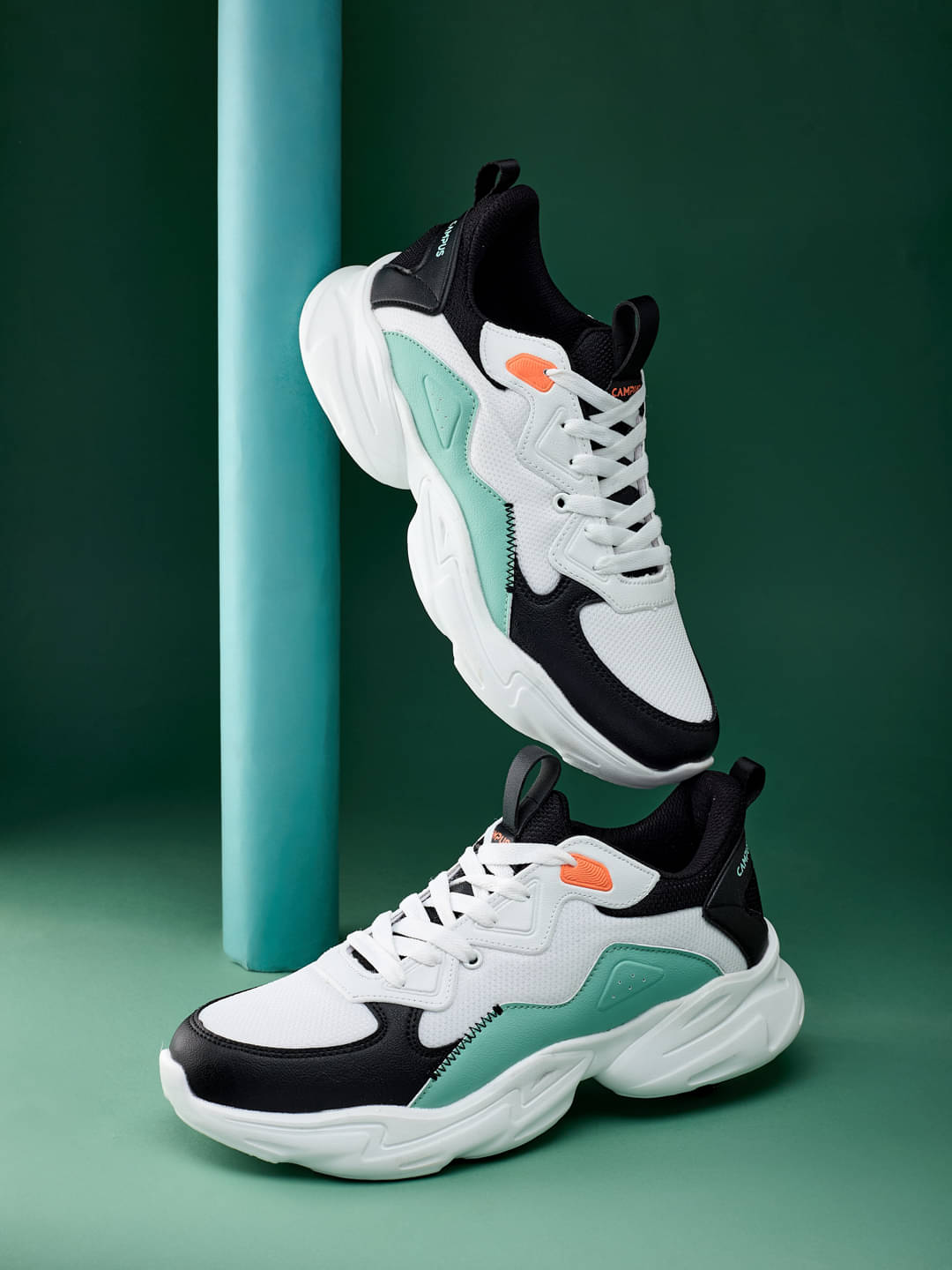     			Campus TALON White Men's Sneakers