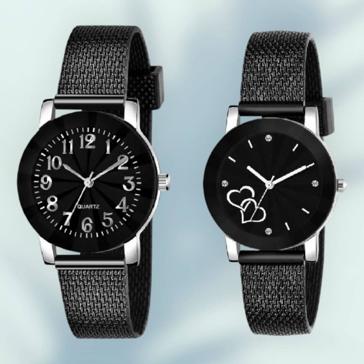     			DECLASSE Black Resin Analog Womens Watch