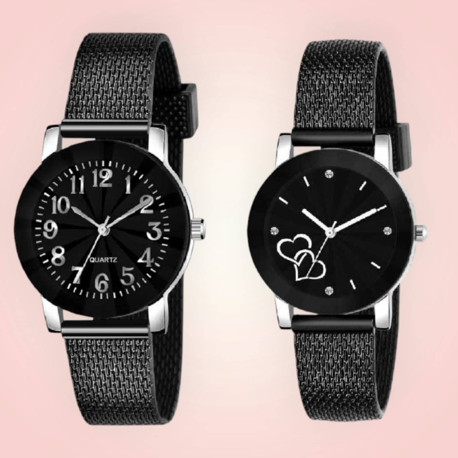     			DECLASSE Black Resin Analog Womens Watch