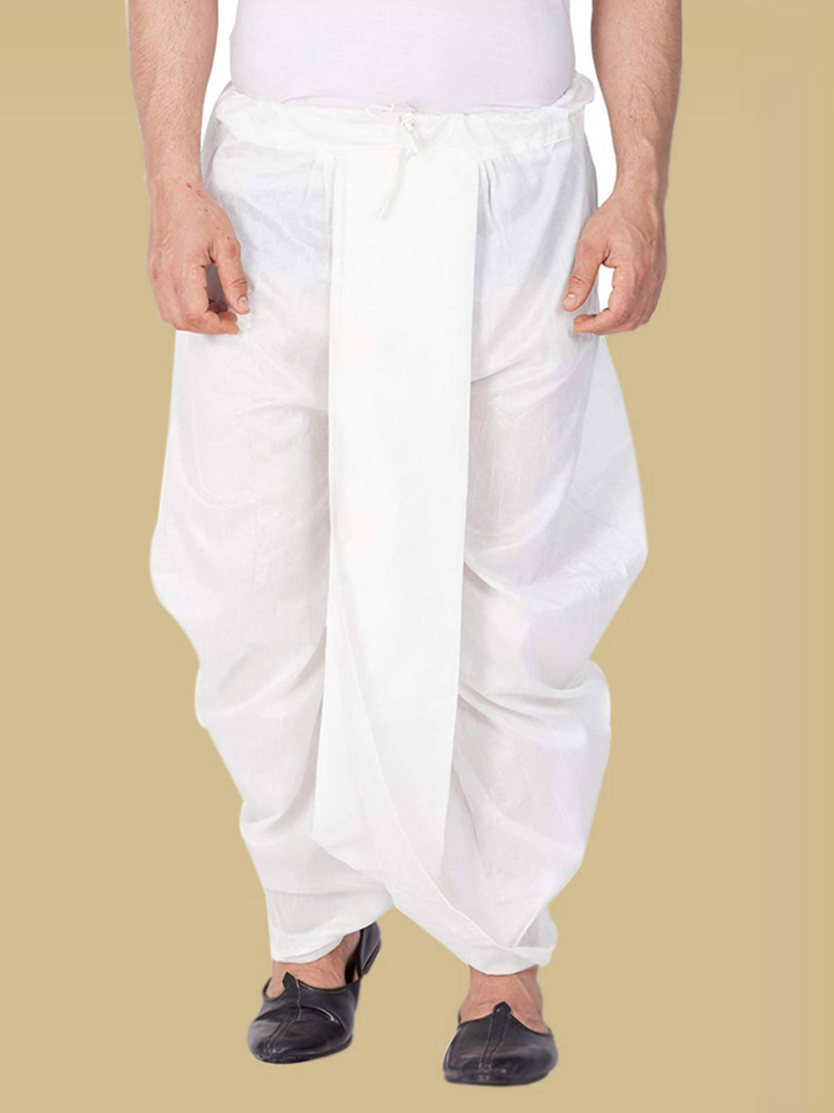     			DISONE Cotton Men's Dhoti White ( Pack of 1 )
