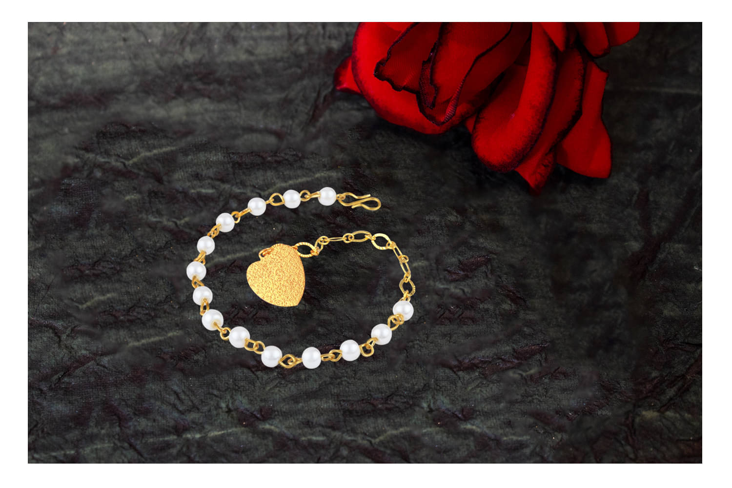 JFL - Jewellery For Less Gold Bracelet ( Pack of 1 ) JFL - Jewellery For Less Gold Bracelet ( Pack of 1 )