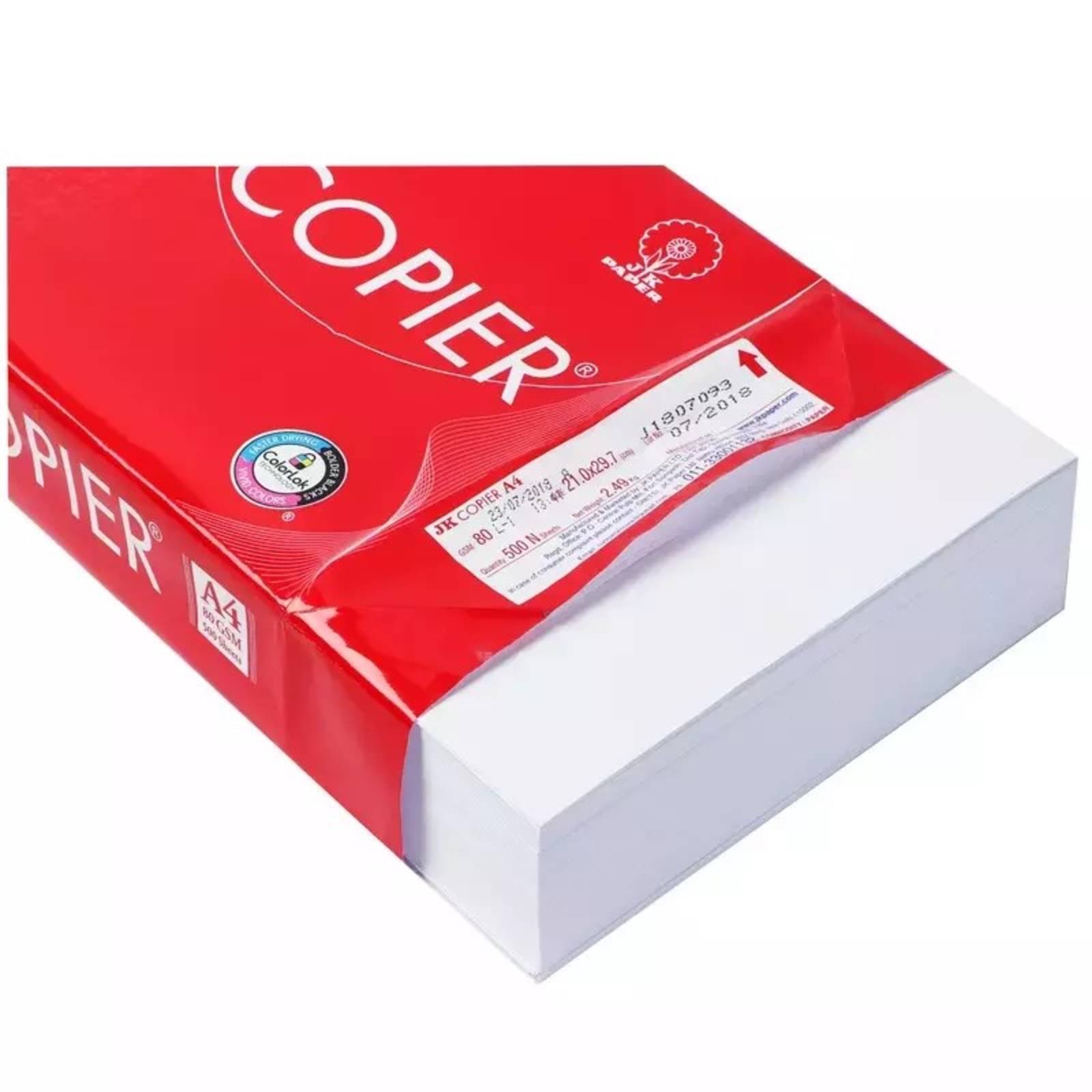 JK Copier Paper A4 75 GSM - 1 Reem (500 Sheets) JK Copier Paper A4 75 GSM - 1 Reem (500 Sheets)