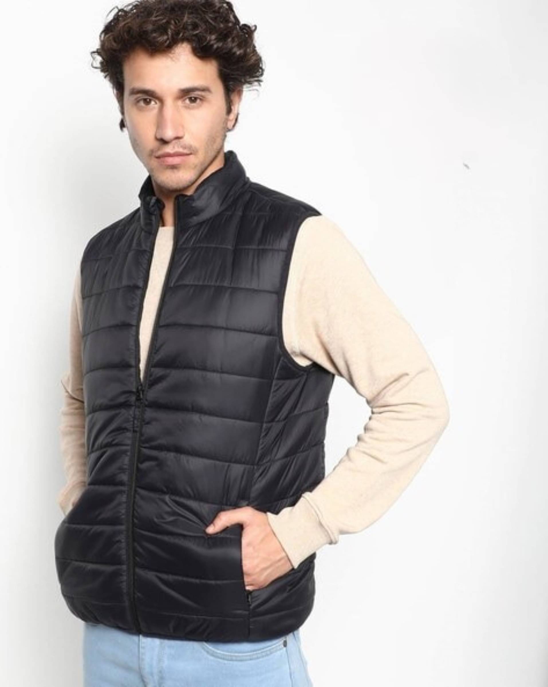 MAYKR Polyester Men's Puffer Jacket - Black ( Pack of 1 ) MAYKR Polyester Men's Puffer Jacket - Black ( Pack of 1 )