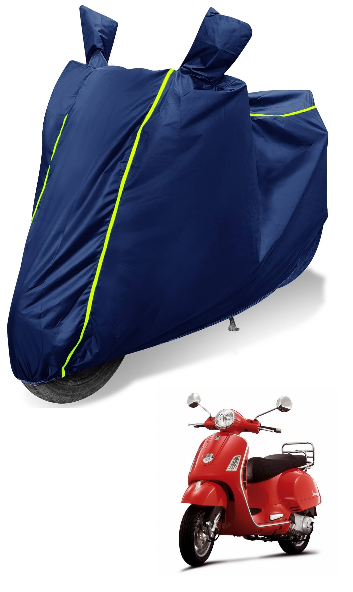     			Mockhe Bike Body Cover for Vespa SXL 125 ( Pack of 1 ) , Blue