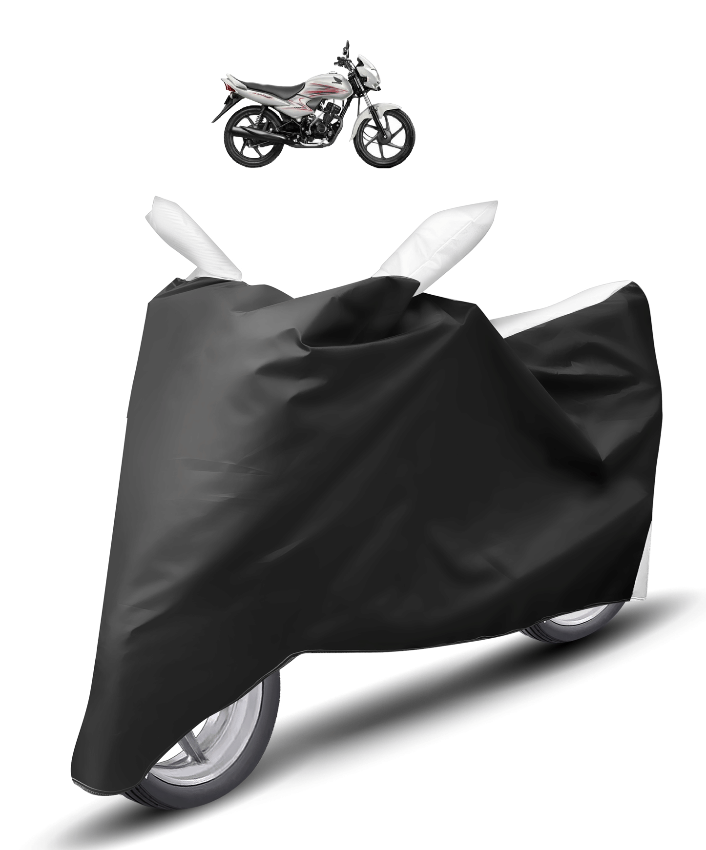     			Mockhe Bike Body Cover for Honda Dream Neo ( Pack of 1 ) , White