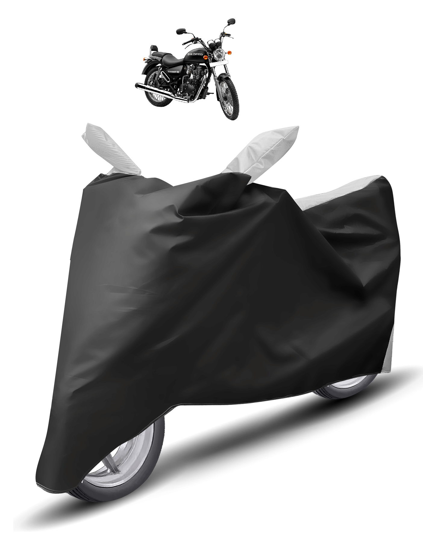     			Mockhe Bike Body Cover for Royal Enfield THUNDERBIRD ( Pack of 1 ) , Silver