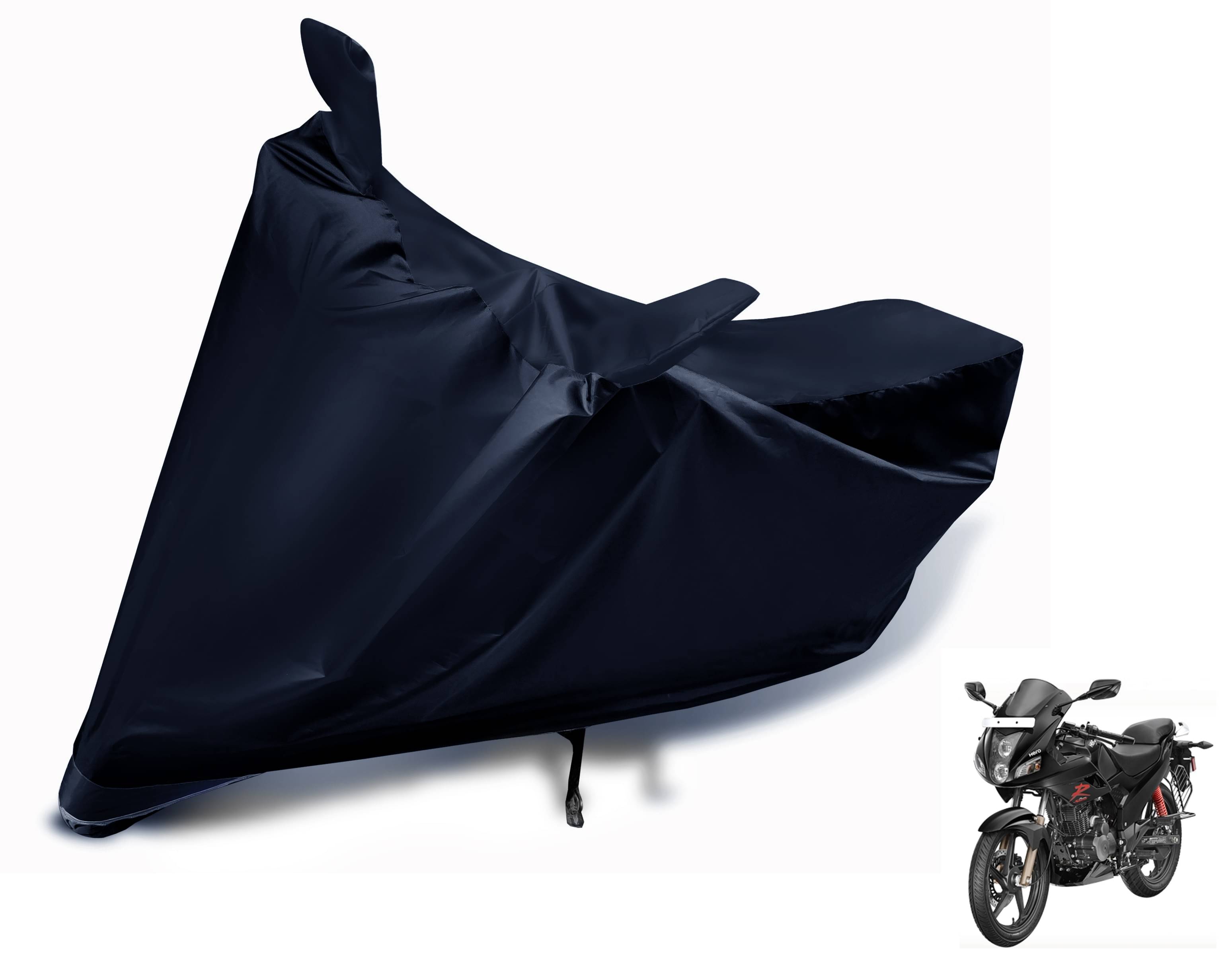 Mockhe Bike Body Cover for Hero Karizma R ( Pack of 1 ) , Black     			Mockhe Bike Body Cover for Hero Karizma R ( Pack of 1 ) , Black