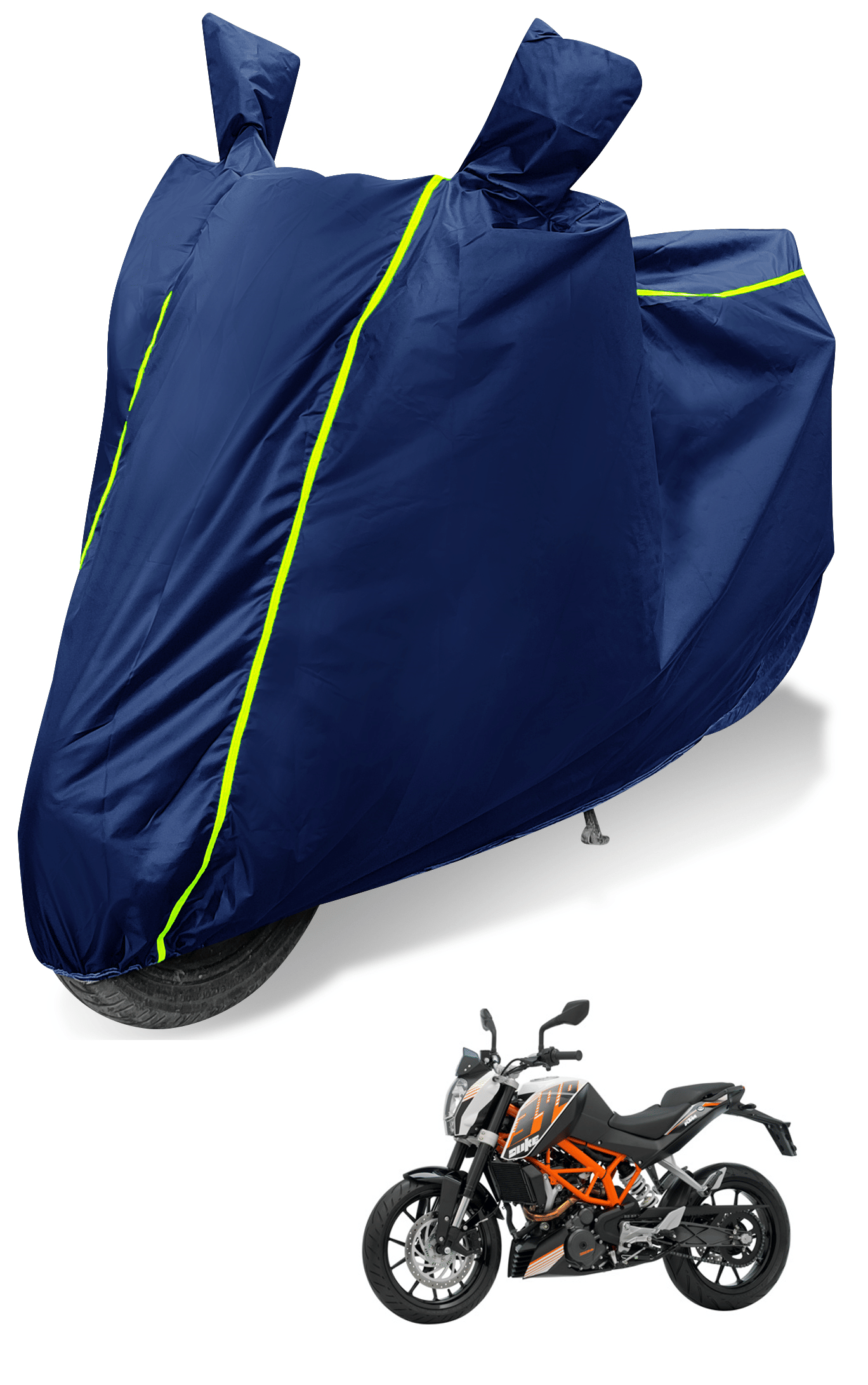     			Mockhe Bike Body Cover for KTM Duke 390 ( Pack of 1 ) , Blue