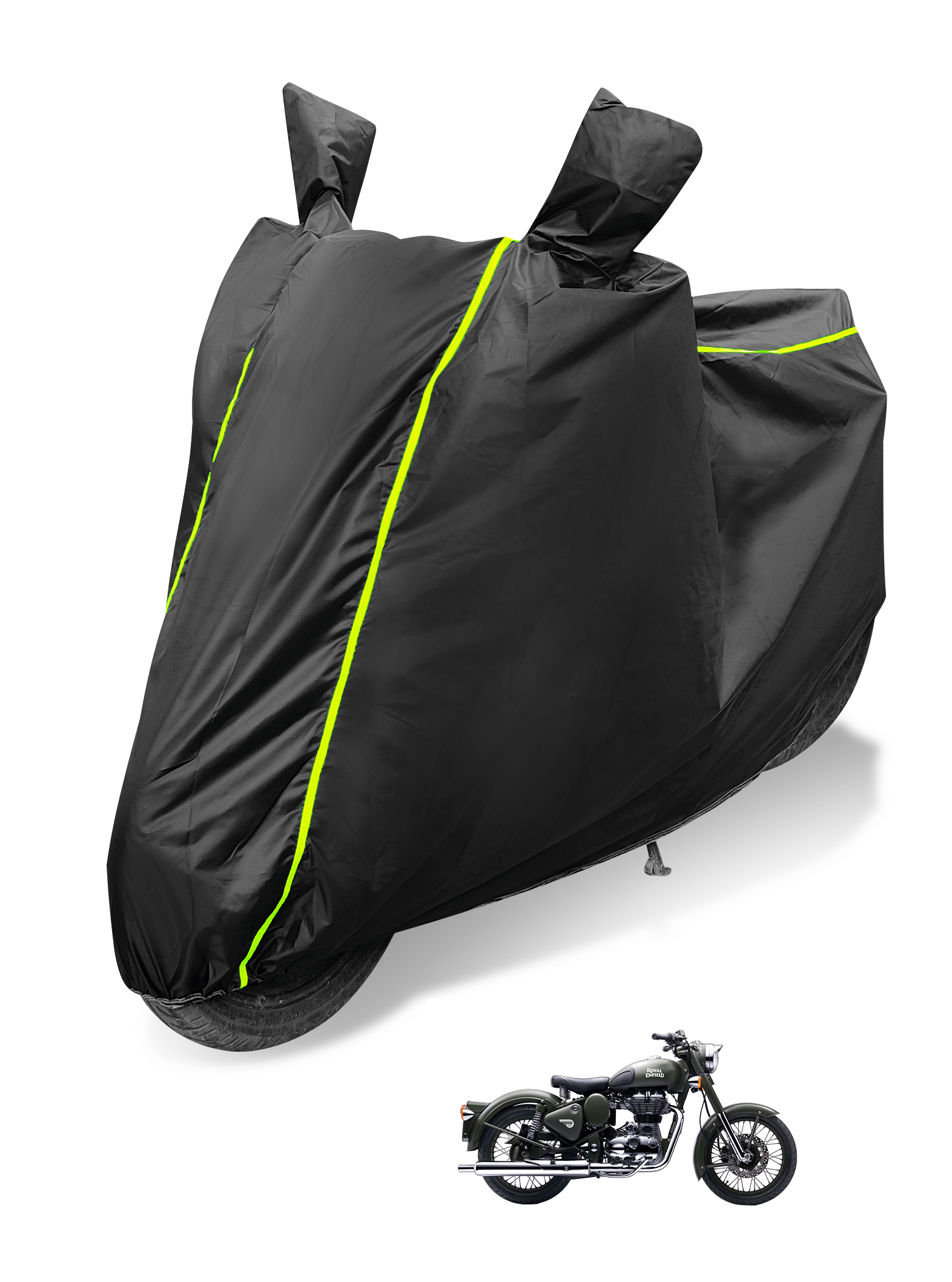 Mockhe Bike Body Cover for Royal Enfield Battle ( Pack of 1 ) , Black Mockhe Bike Body Cover for Royal Enfield Battle ( Pack of 1 ) , Black