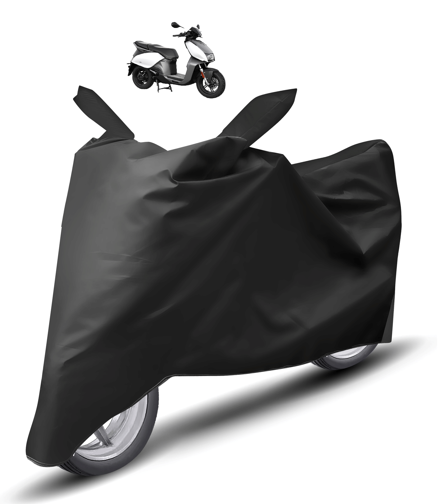 Mockhe Bike Body Cover for Hero All Bike Models ( Pack of 1 ) , Black Mockhe Bike Body Cover for Hero All Bike Models ( Pack of 1 ) , Black