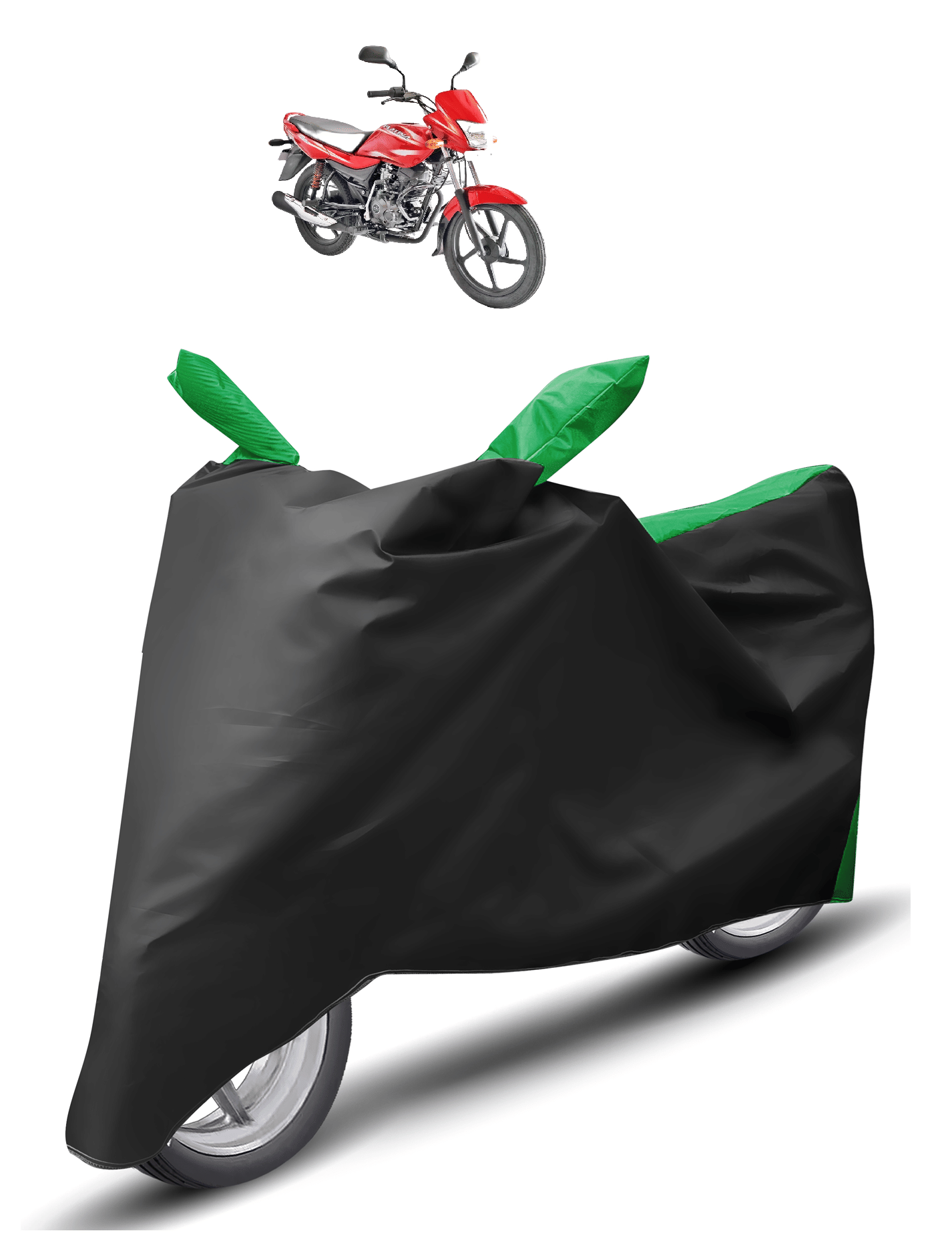     			Mockhe Bike Body Cover for Bajaj Platina 100 ( Pack of 1 ) , Green