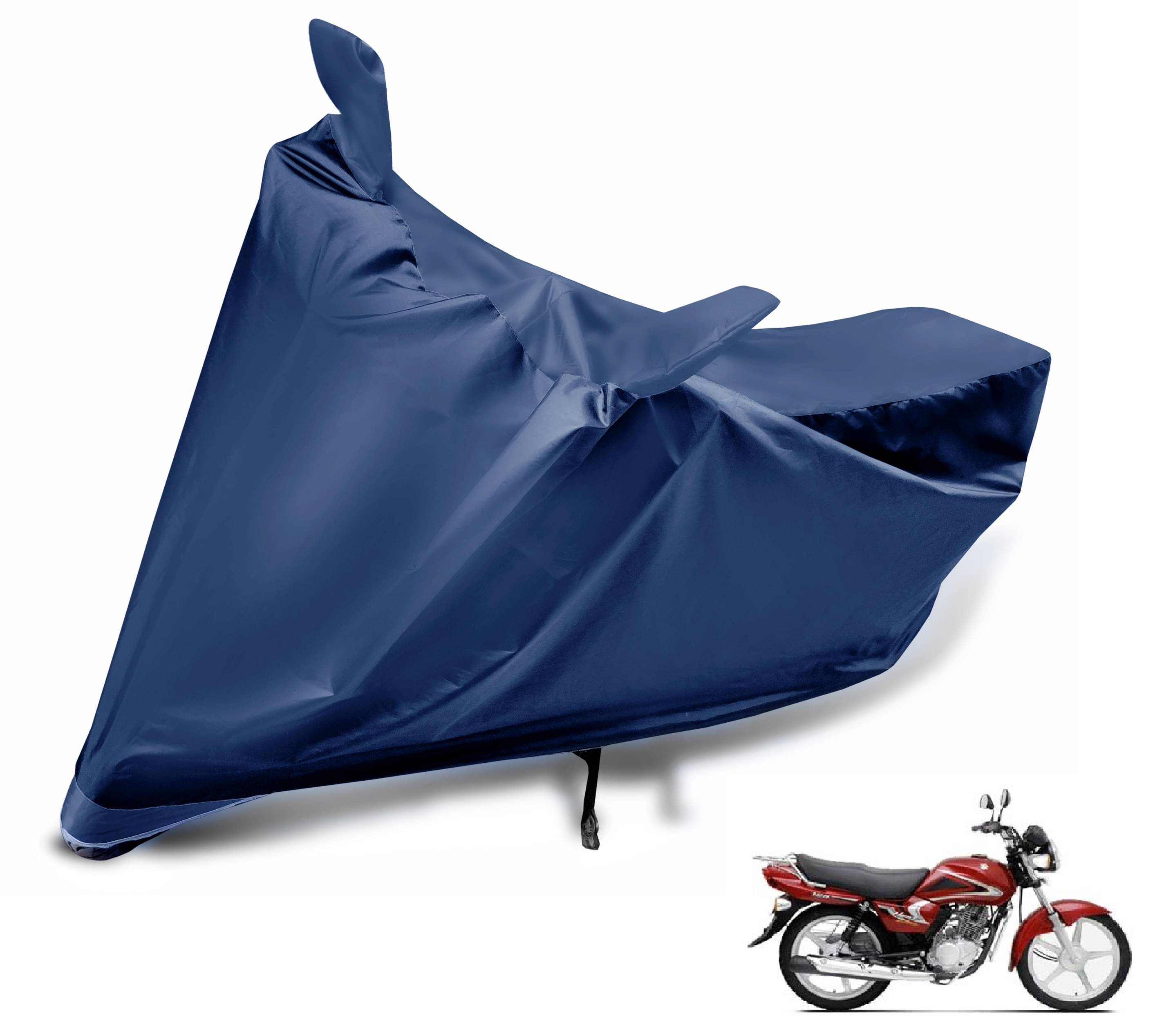 Mockhe Bike Body Cover for Suzuki Heat ( Pack of 1 ) , Navy Blue Mockhe Bike Body Cover for Suzuki Heat ( Pack of 1 ) , Navy Blue