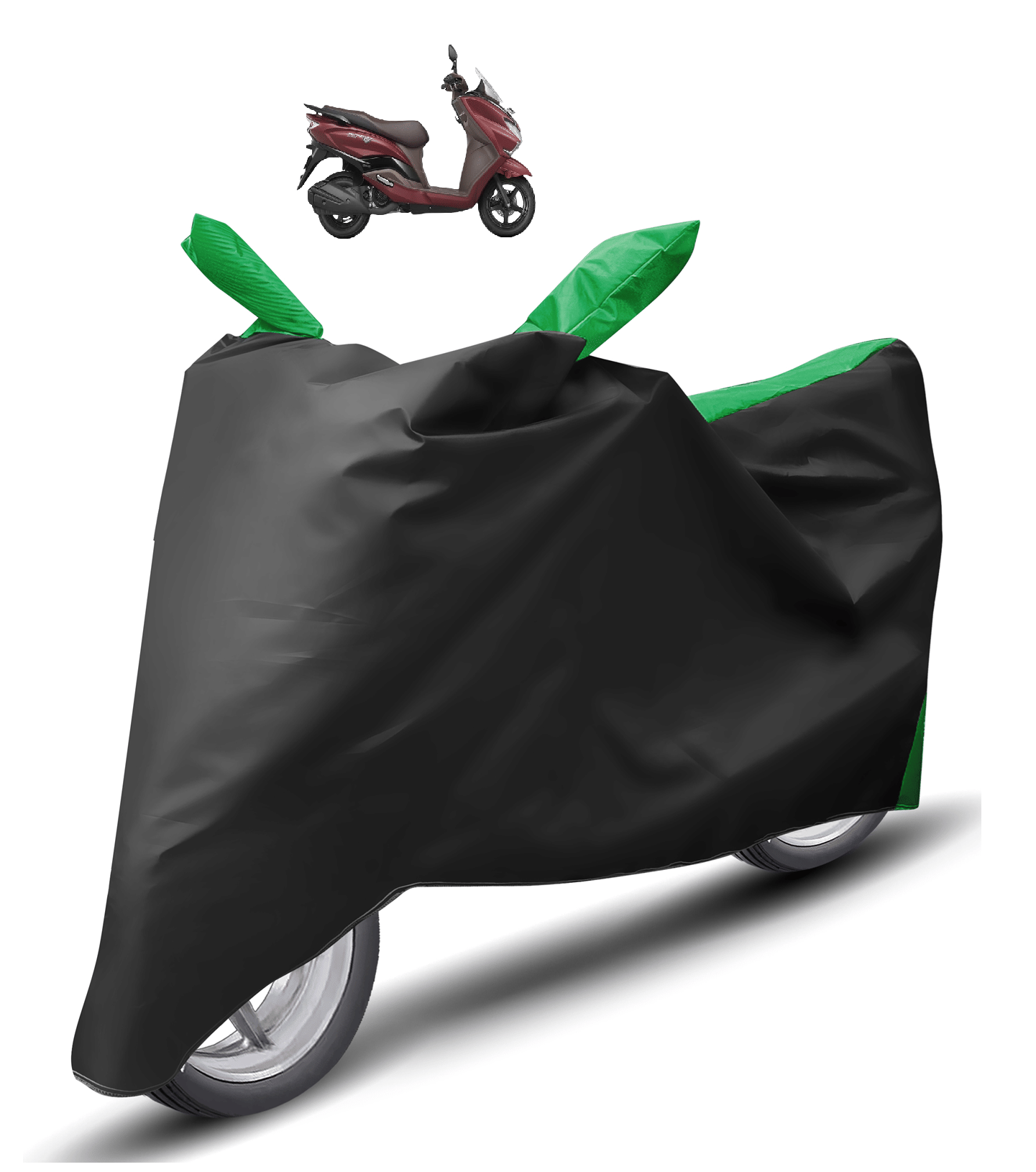 Mockhe Bike Body Cover for Suzuki All Bike Models ( Pack of 1 ) , Green Mockhe Bike Body Cover for Suzuki All Bike Models ( Pack of 1 ) , Green
