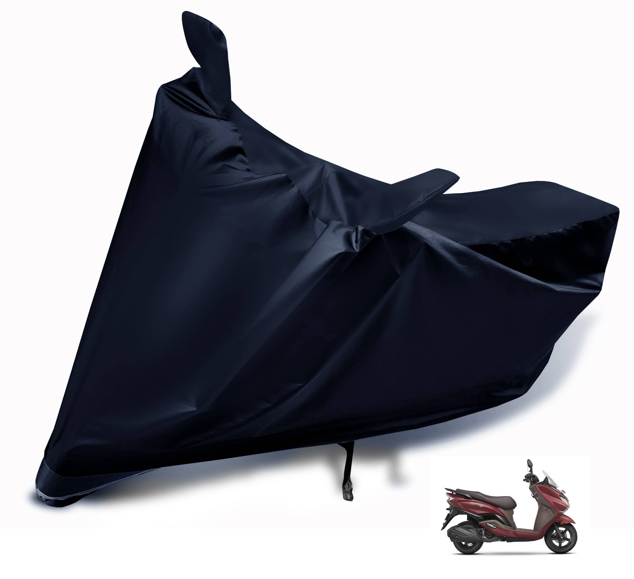 Mockhe Bike Body Cover for Suzuki All Bike Models ( Pack of 1 ) , Black Mockhe Bike Body Cover for Suzuki All Bike Models ( Pack of 1 ) , Black