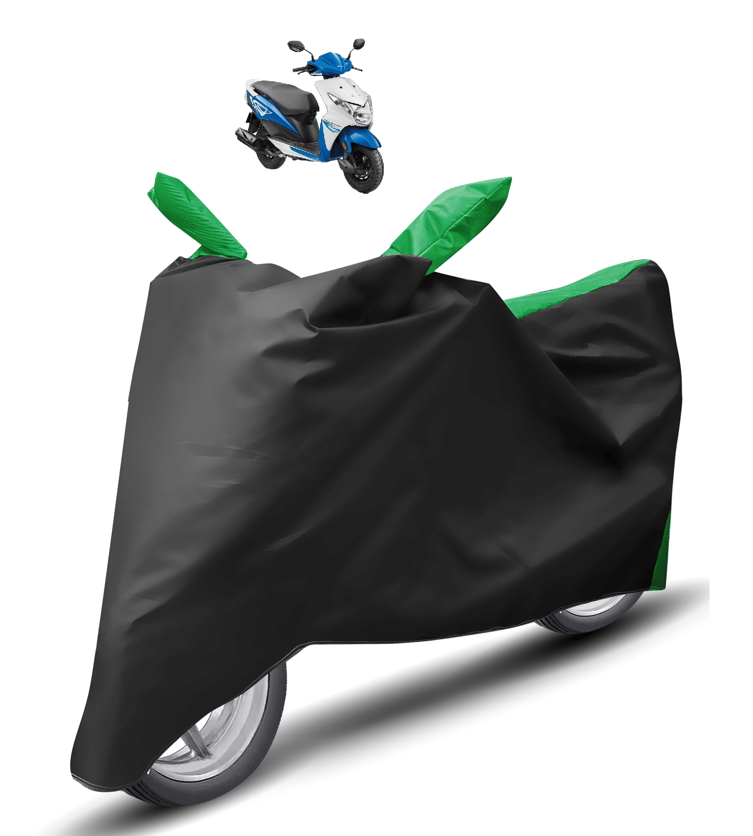     			Mockhe Bike Body Cover for Honda Dio ( Pack of 1 ) , Green