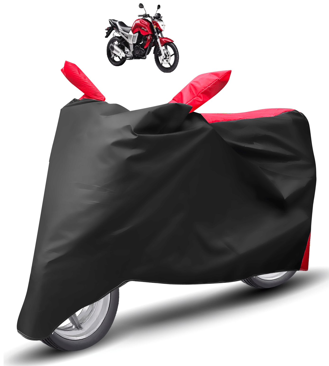 Mockhe Bike Body Cover for Yamaha FZ ( Pack of 1 ) , Red Mockhe Bike Body Cover for Yamaha FZ ( Pack of 1 ) , Red