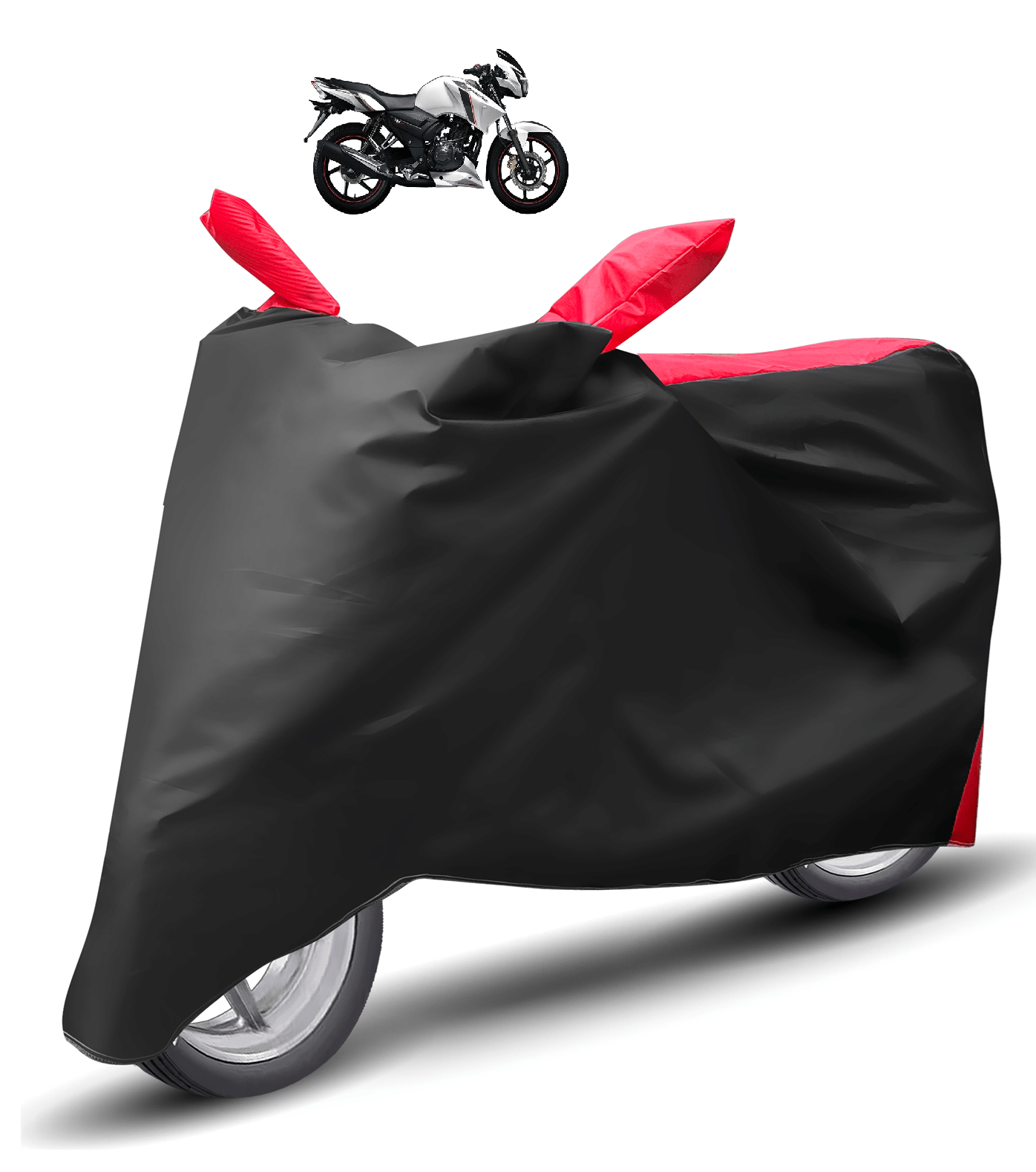 Mockhe Bike Body Cover for TVS Apache RTR 160 ( Pack of 1 ) , Red Mockhe Bike Body Cover for TVS Apache RTR 160 ( Pack of 1 ) , Red