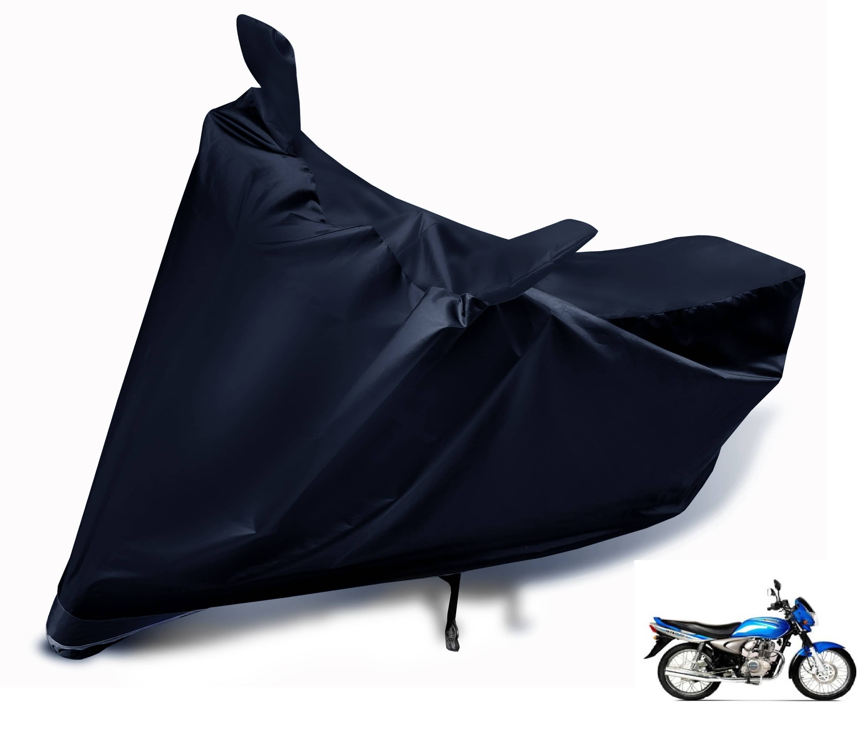 Mockhe Bike Body Cover for Bajaj Wind 125 ( Pack of 1 ) , Black Mockhe Bike Body Cover for Bajaj Wind 125 ( Pack of 1 ) , Black