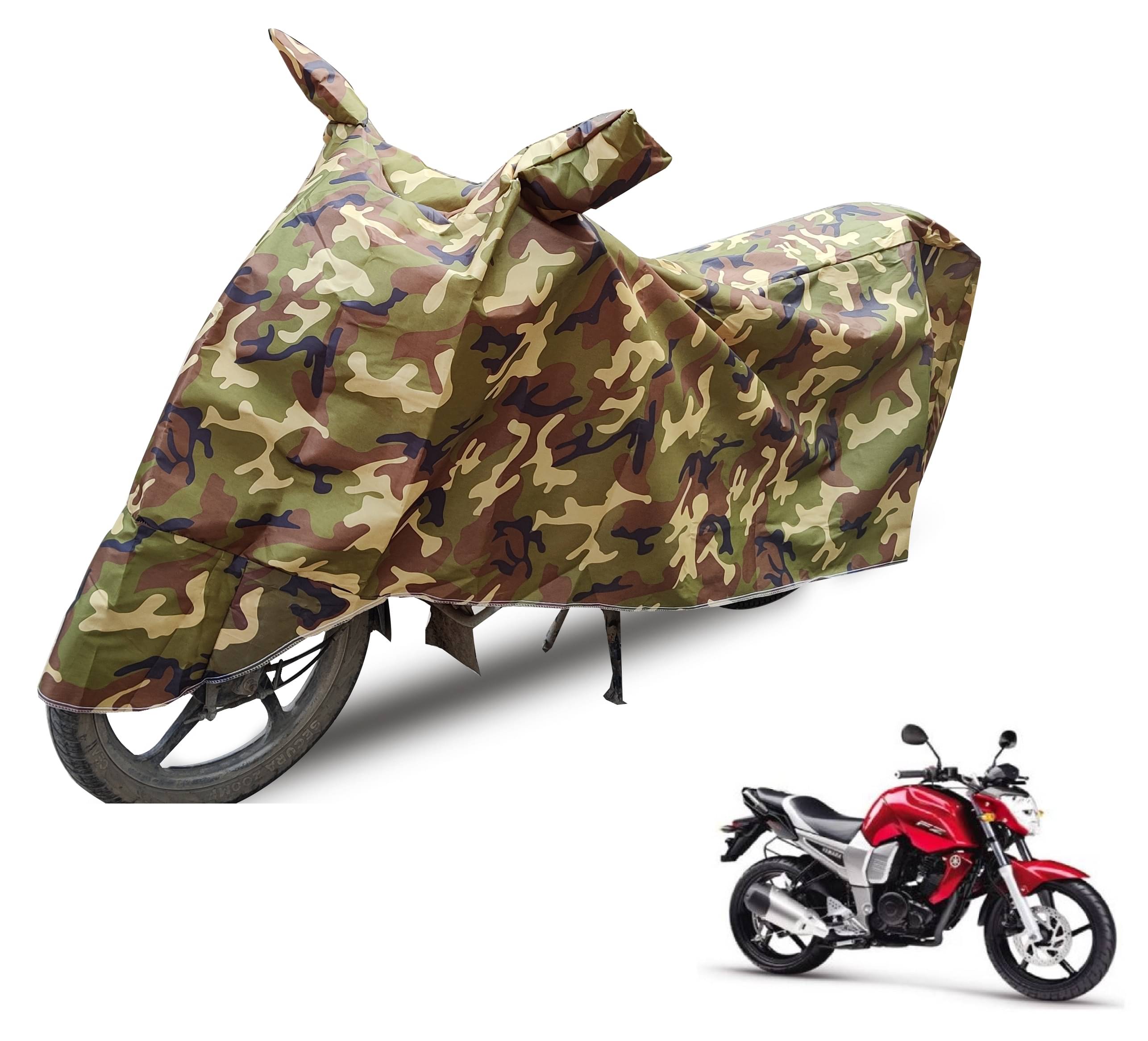 Mockhe Bike Body Cover for Yamaha FZ ( Pack of 1 ) , Camouflage Mockhe Bike Body Cover for Yamaha FZ ( Pack of 1 ) , Camouflage