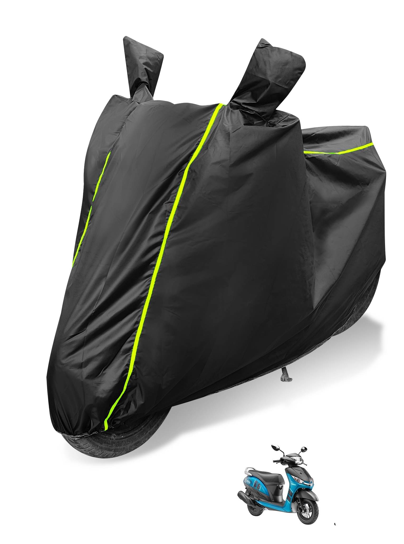 Mockhe Bike Body Cover for Yamaha Alpha ( Pack of 1 ) , Black Mockhe Bike Body Cover for Yamaha Alpha ( Pack of 1 ) , Black