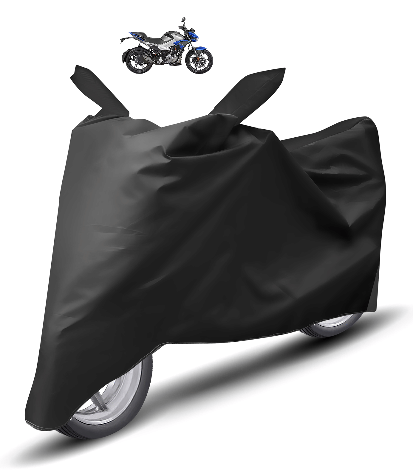 Mockhe Bike Body Cover for Hero Xtreme ( Pack of 1 ) , Black Mockhe Bike Body Cover for Hero Xtreme ( Pack of 1 ) , Black