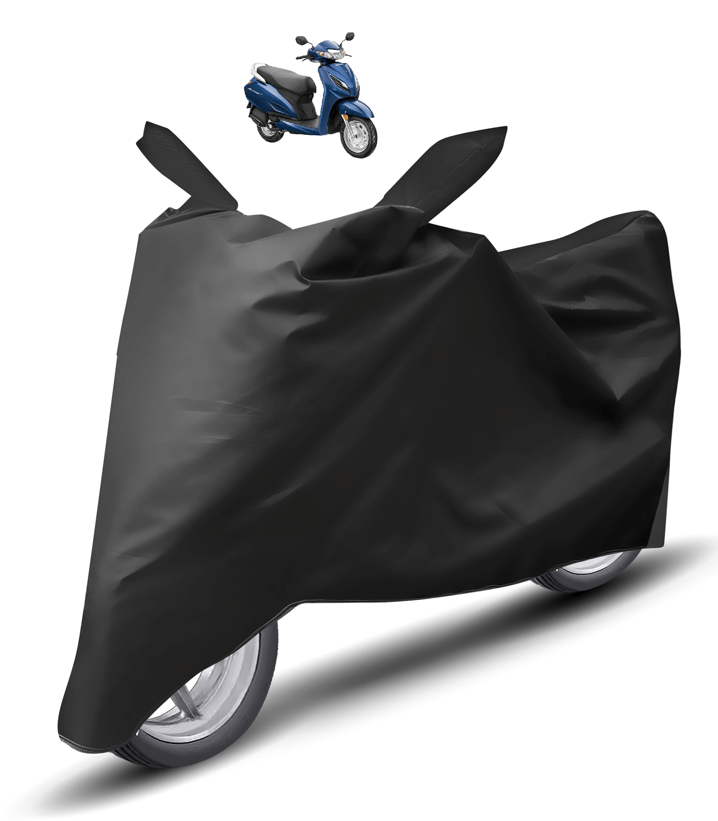 Mockhe Bike Body Cover for Honda Activa ( Pack of 1 ) , Black Mockhe Bike Body Cover for Honda Activa ( Pack of 1 ) , Black