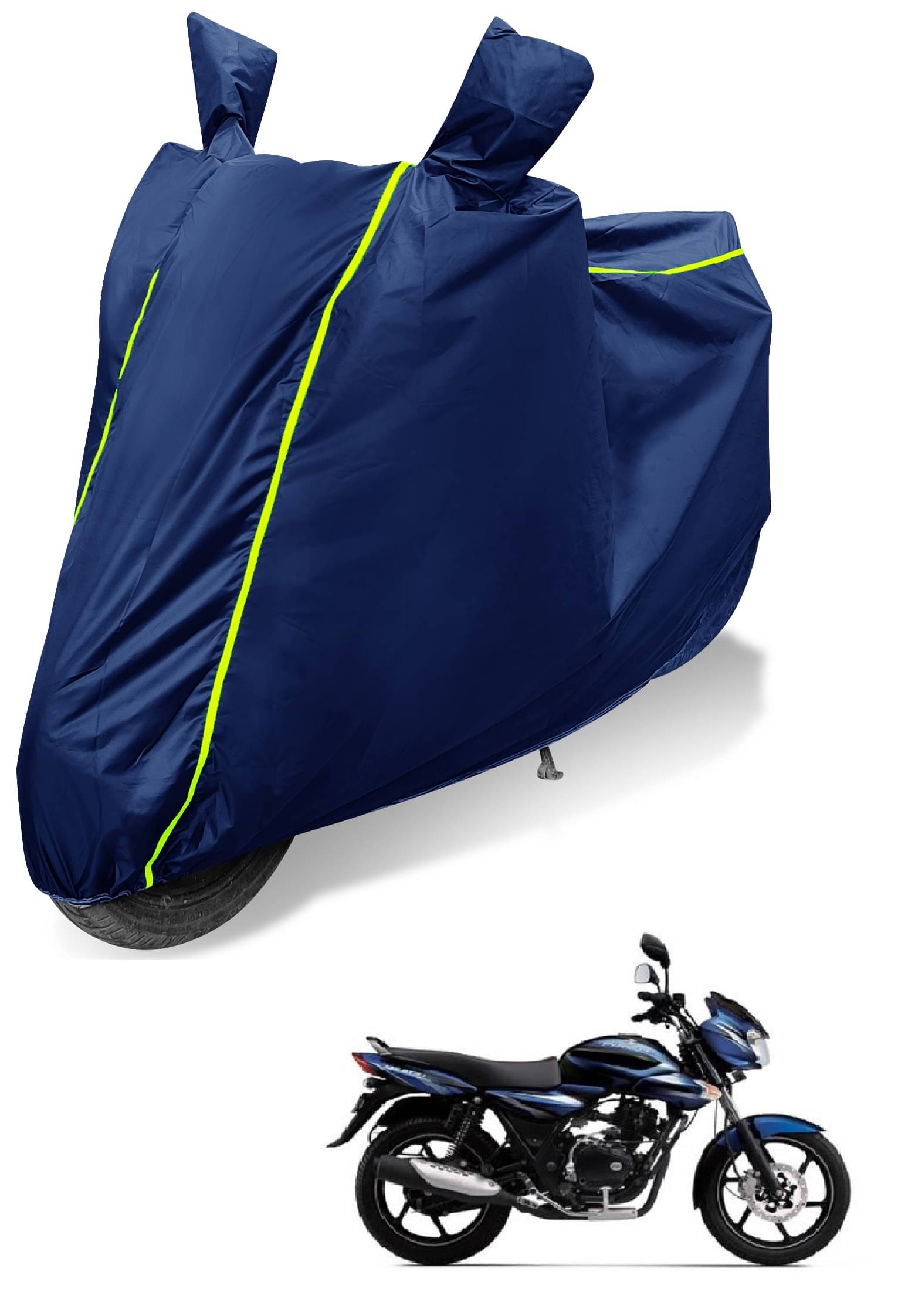     			Mockhe Bike Body Cover for Bajaj Discover 135 ( Pack of 1 ) , Blue