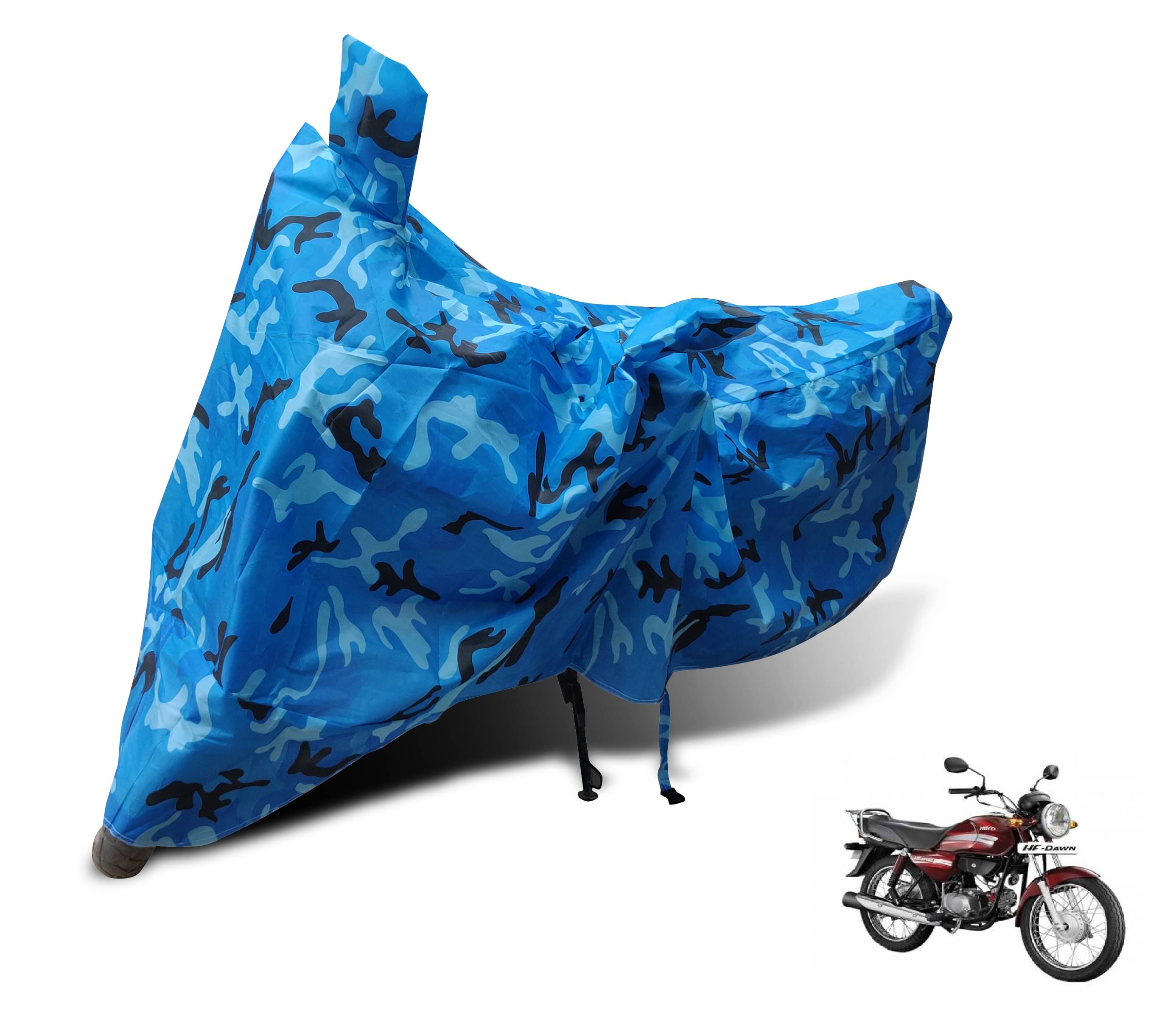Mockhe Bike Body Cover for Hero HF Dawn ( Pack of 1 ) , Blue Mockhe Bike Body Cover for Hero HF Dawn ( Pack of 1 ) , Blue