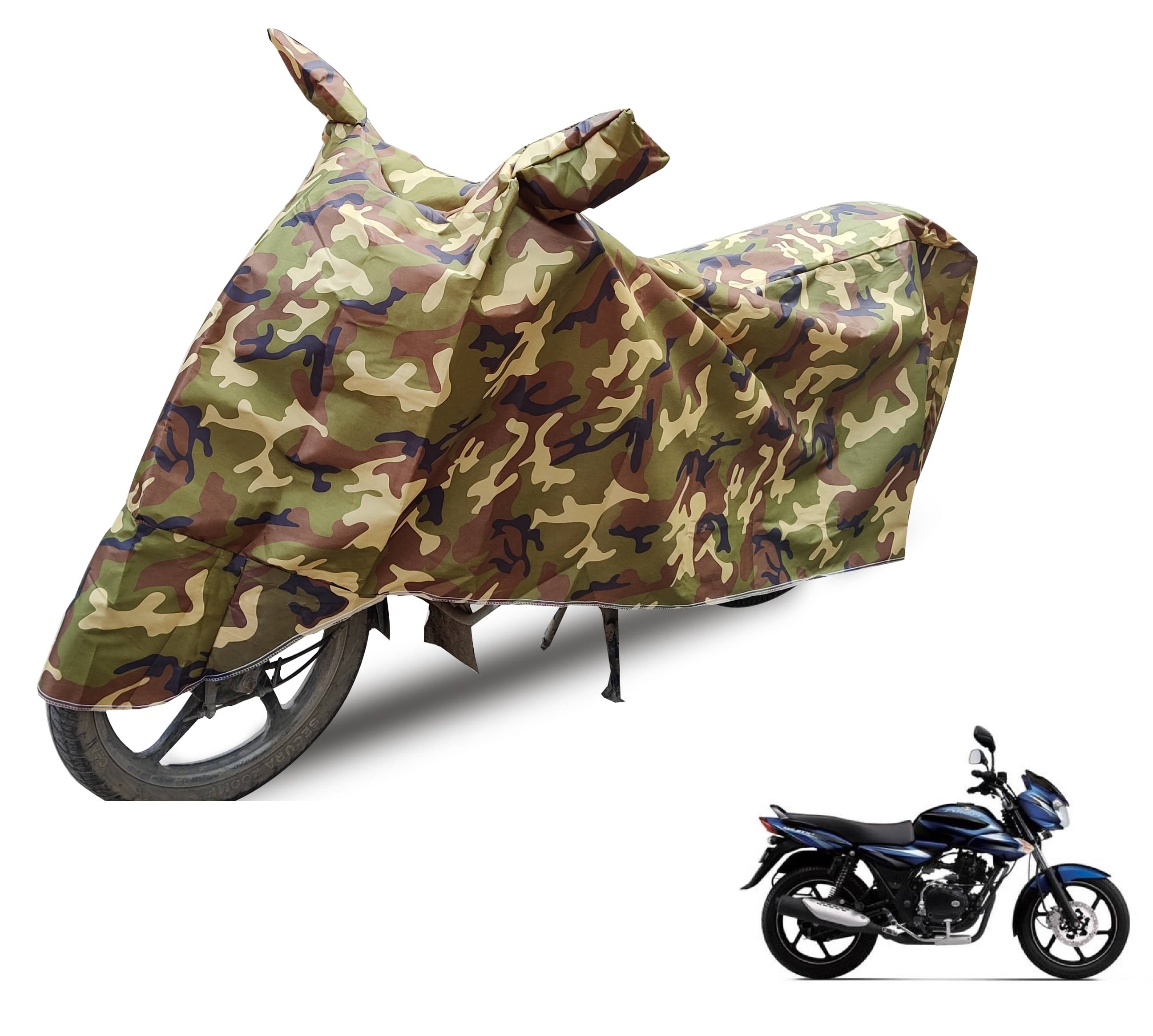 Mockhe Bike Body Cover for Bajaj Discover 135 ( Pack of 1 ) , Camouflage Mockhe Bike Body Cover for Bajaj Discover 135 ( Pack of 1 ) , Camouflage