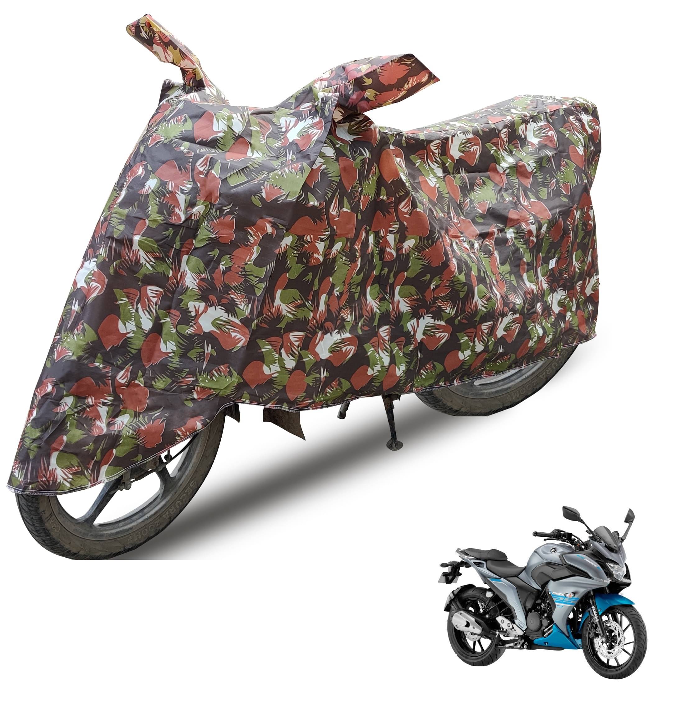 Mockhe Bike Body Cover for Yamaha Fazer ( Pack of 1 ) , Brown Mockhe Bike Body Cover for Yamaha Fazer ( Pack of 1 ) , Brown