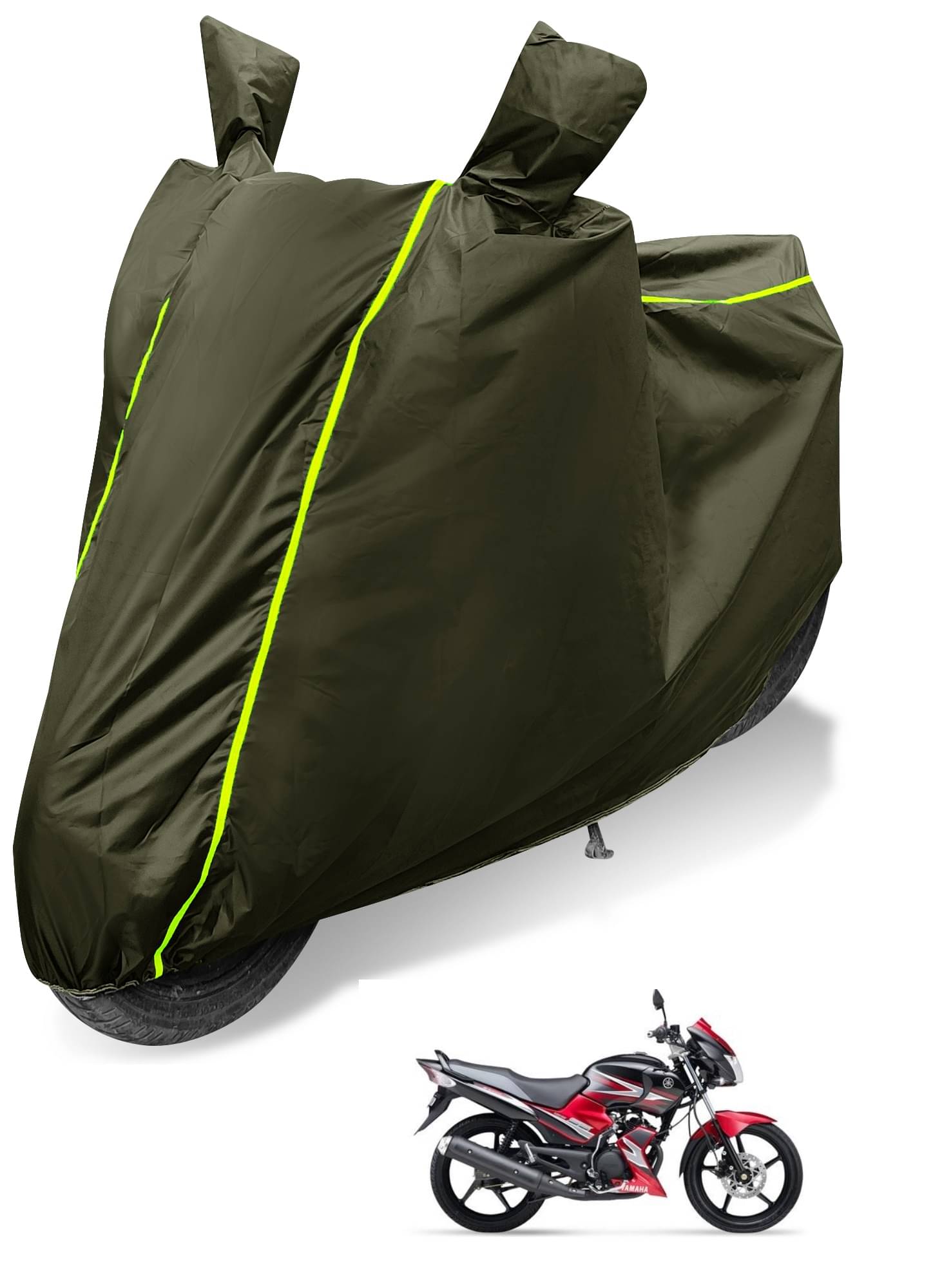 Mockhe Bike Body Cover for Royal Enfield All Bike Models ( Pack of 1 ) , Green     			Mockhe Bike Body Cover for Royal Enfield All Bike Models ( Pack of 1 ) , Green