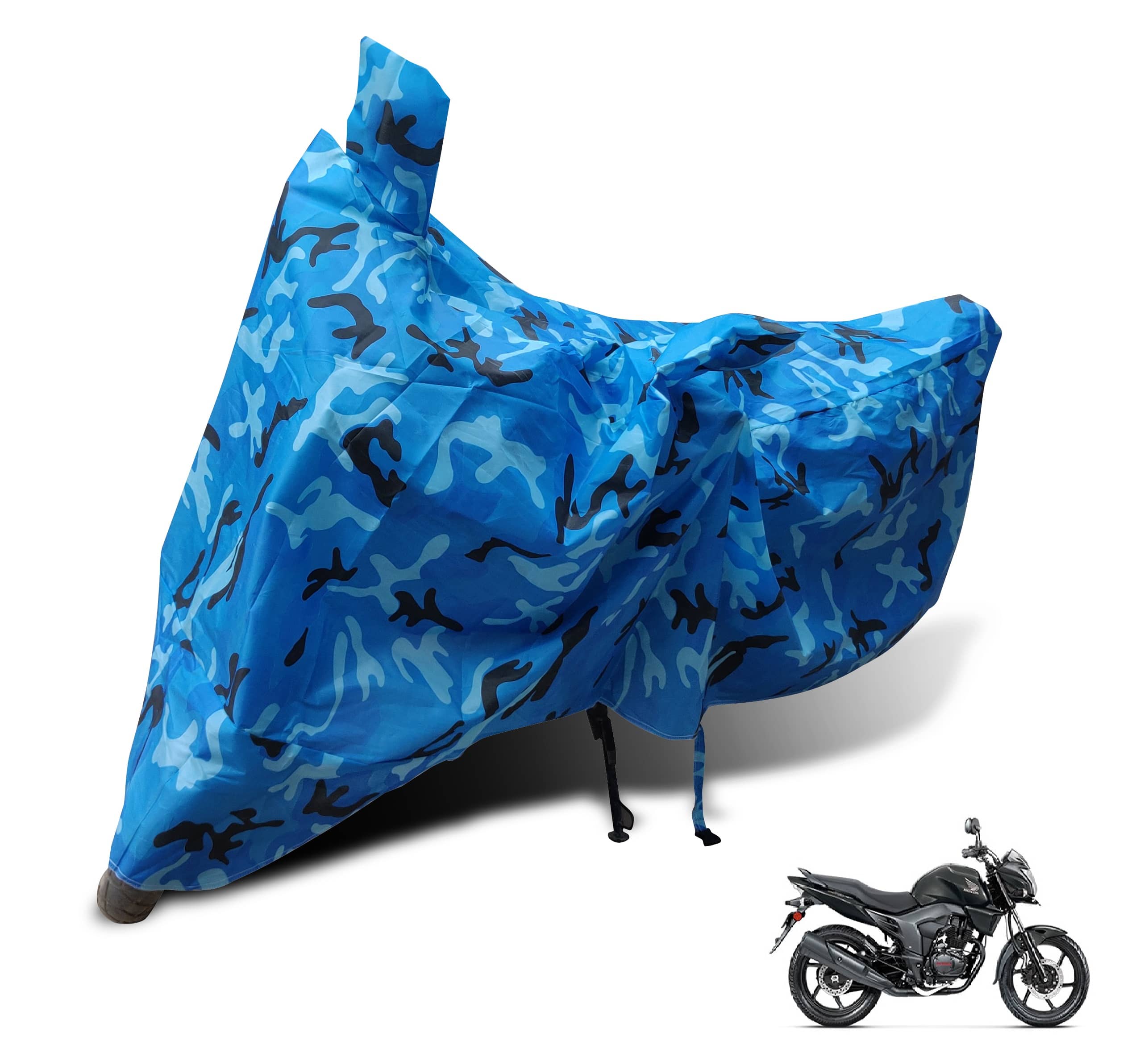 Mockhe Bike Body Cover for Honda CB Trigger ( Pack of 1 ) , Blue