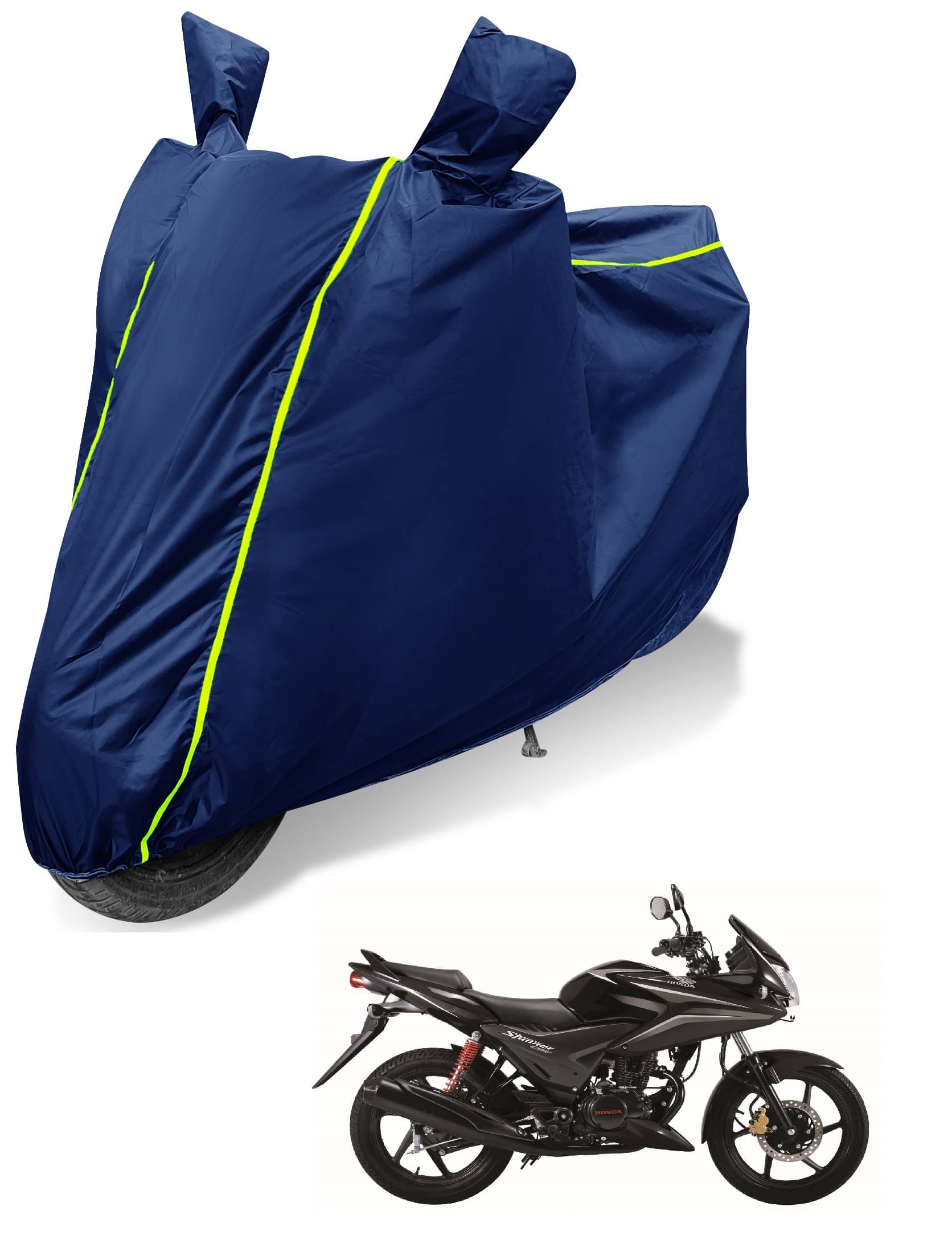 Mockhe Bike Body Cover for Honda CBF Stunner ( Pack of 1 ) , Blue     			Mockhe Bike Body Cover for Honda CBF Stunner ( Pack of 1 ) , Blue