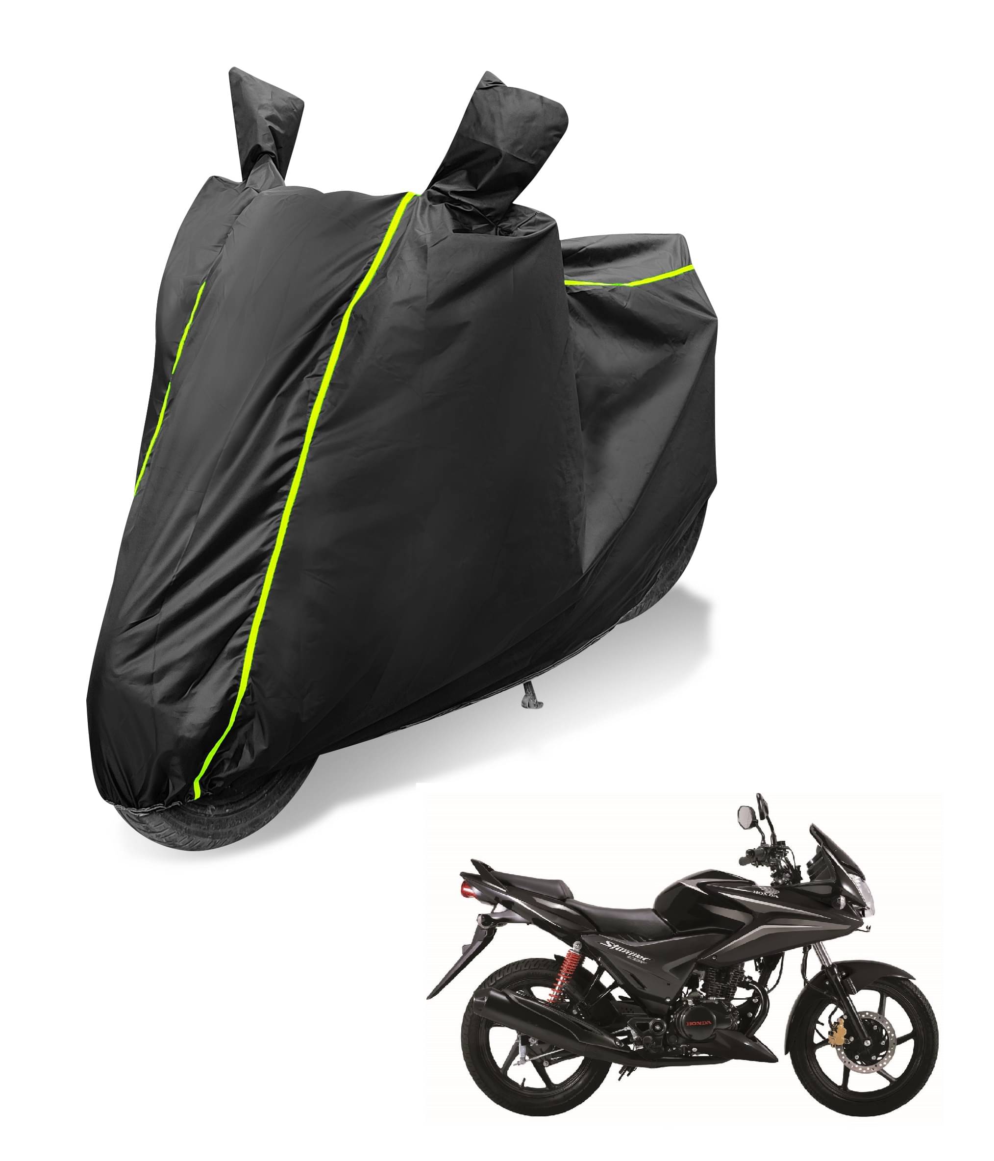 Mockhe Bike Body Cover for Honda CBF Stunner ( Pack of 1 ) , Black Mockhe Bike Body Cover for Honda CBF Stunner ( Pack of 1 ) , Black
