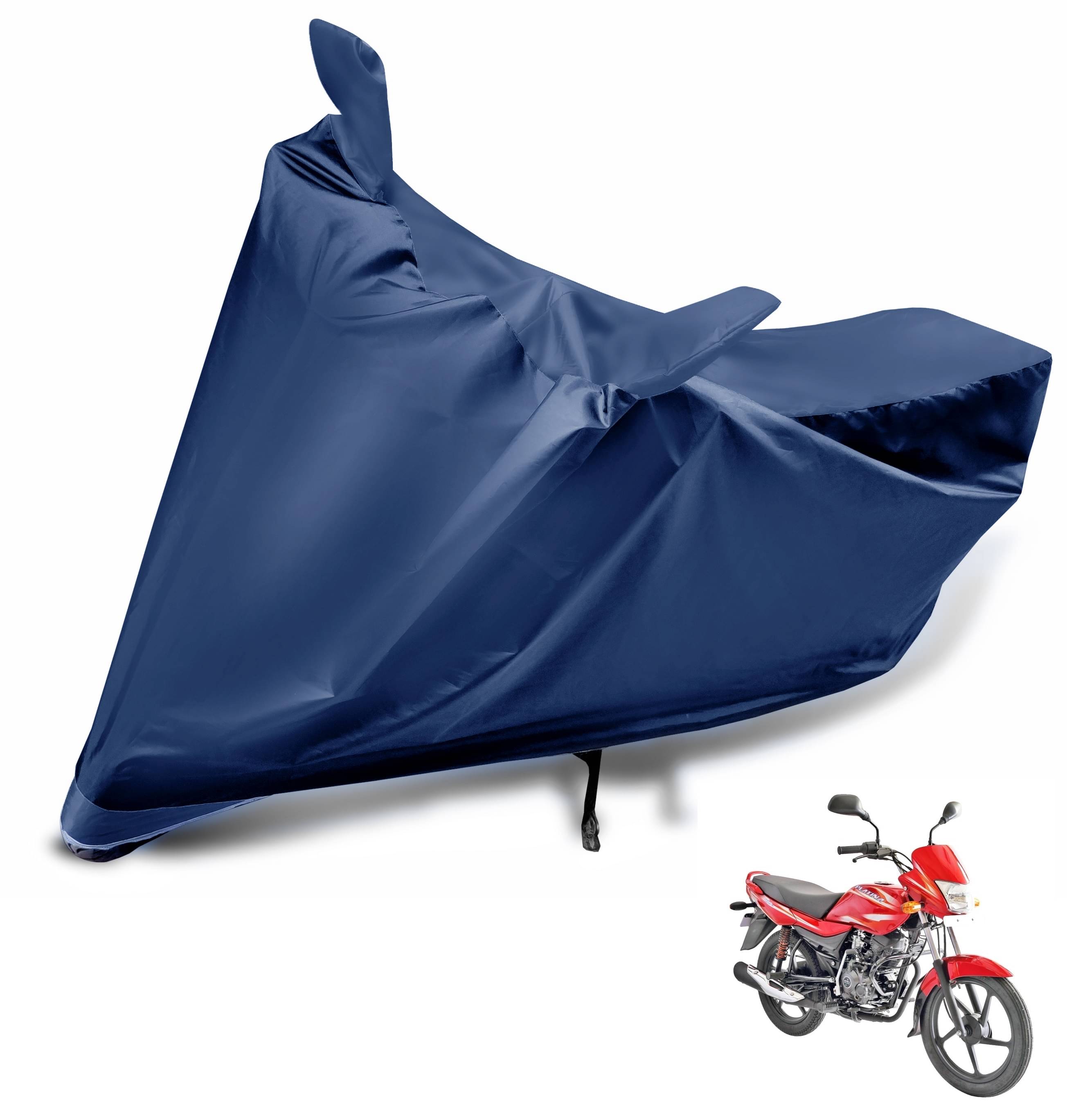 Mockhe Bike Body Cover for Bajaj Platina 100 ( Pack of 1 ) , Navy Blue     			Mockhe Bike Body Cover for Bajaj Platina 100 ( Pack of 1 ) , Navy Blue