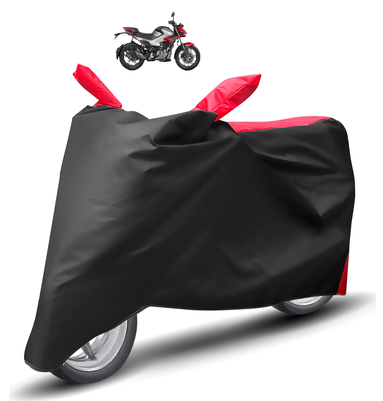 Mockhe Bike Body Cover for Hero Xtreme ( Pack of 1 ) , Red Mockhe Bike Body Cover for Hero Xtreme ( Pack of 1 ) , Red