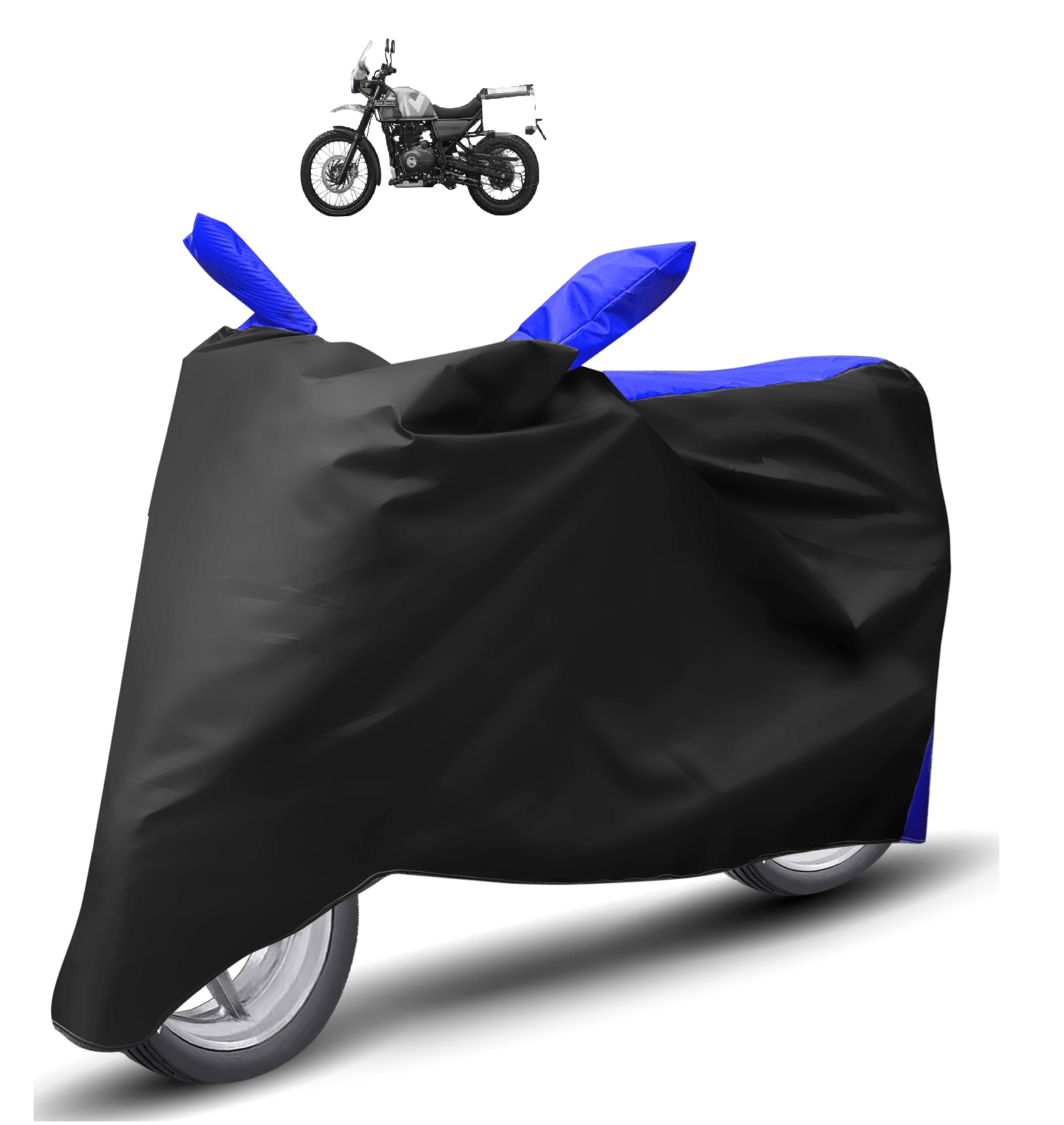 Mockhe Bike Body Cover for Royal Enfield Himalayan ( Pack of 1 ) , Navy Blue Mockhe Bike Body Cover for Royal Enfield Himalayan ( Pack of 1 ) , Navy Blue