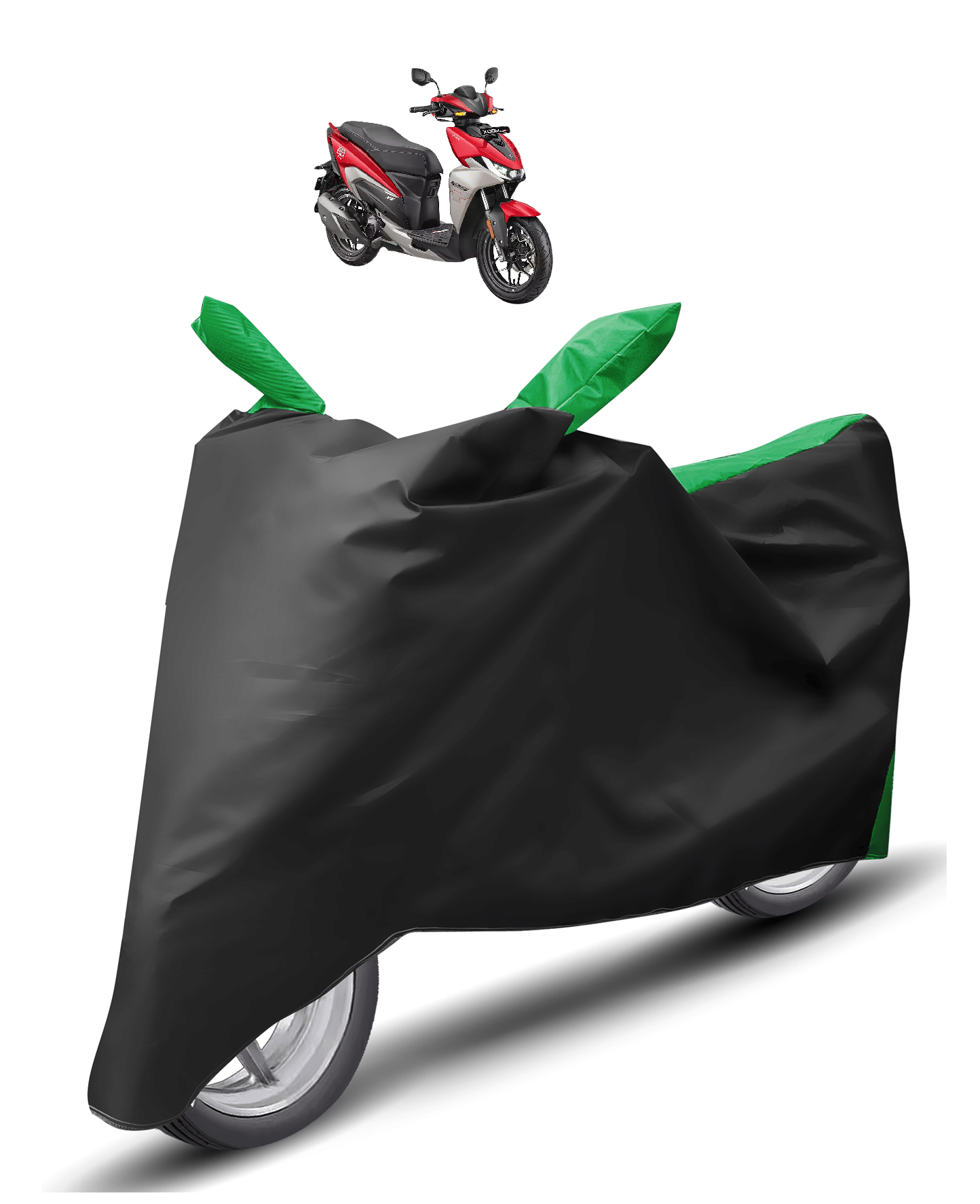 Mockhe Bike Body Cover for Hero All Bike Models ( Pack of 1 ) , Green Mockhe Bike Body Cover for Hero All Bike Models ( Pack of 1 ) , Green