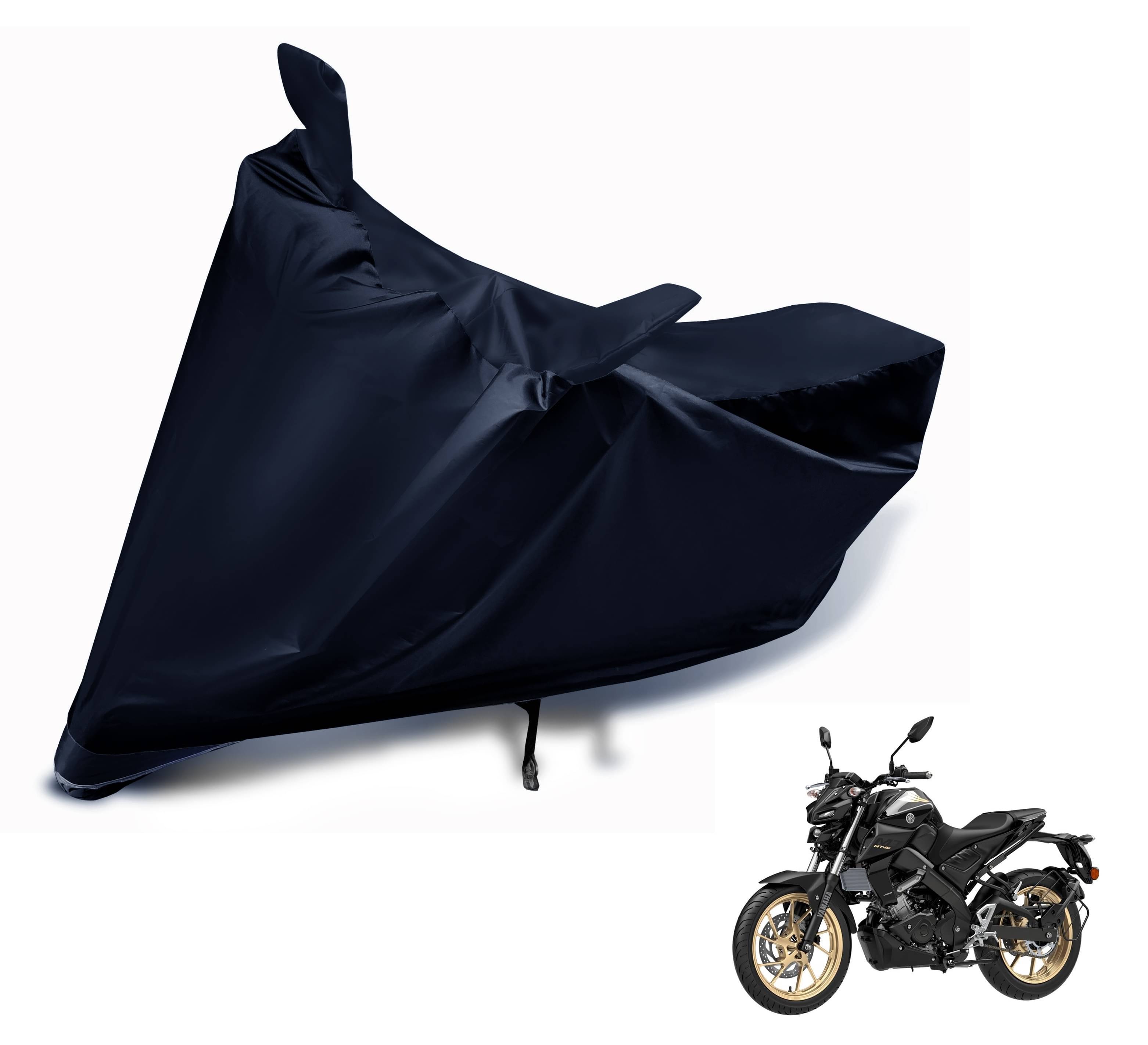     			Mockhe Bike Body Cover for Yamaha All Bike Models ( Pack of 1 ) , Black