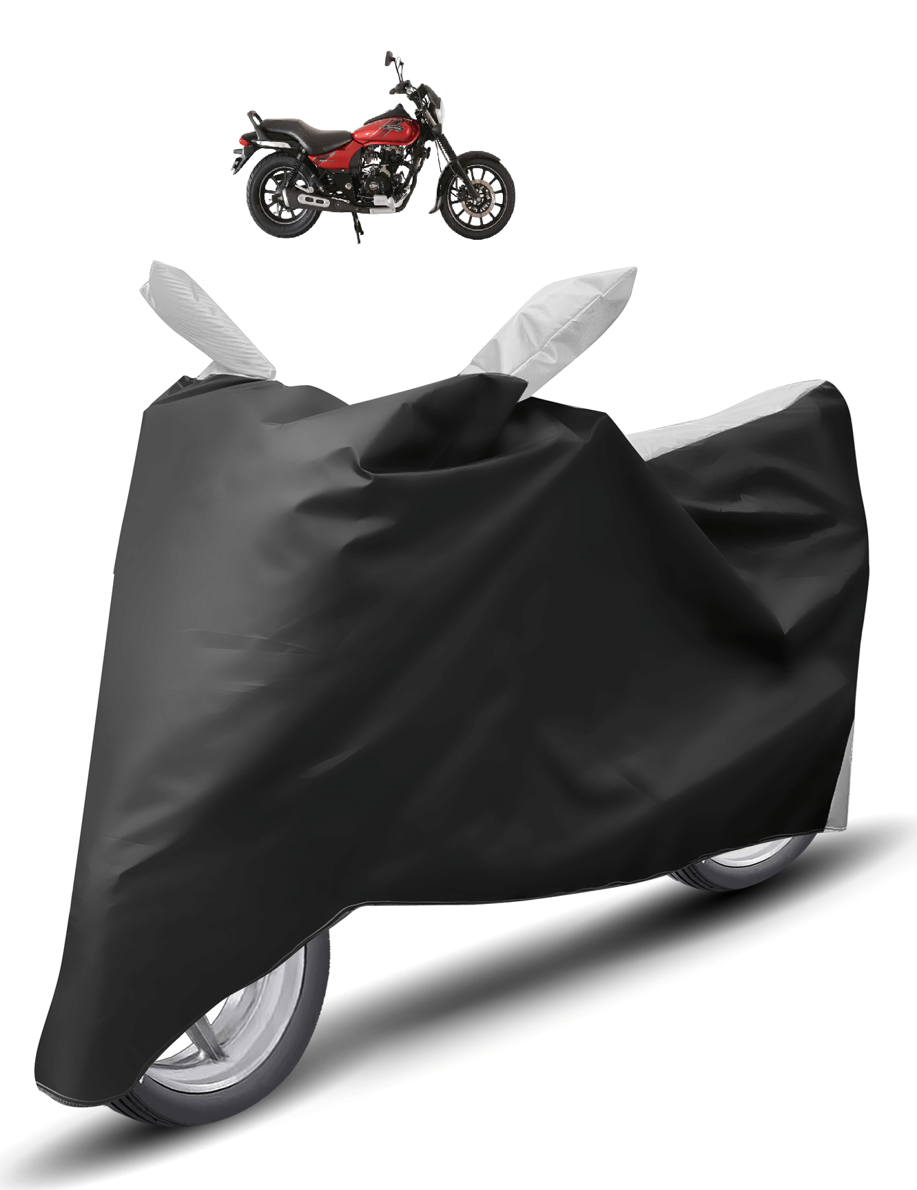 Mockhe Bike Body Cover for Bajaj Avenger ( Pack of 1 ) , Silver Mockhe Bike Body Cover for Bajaj Avenger ( Pack of 1 ) , Silver