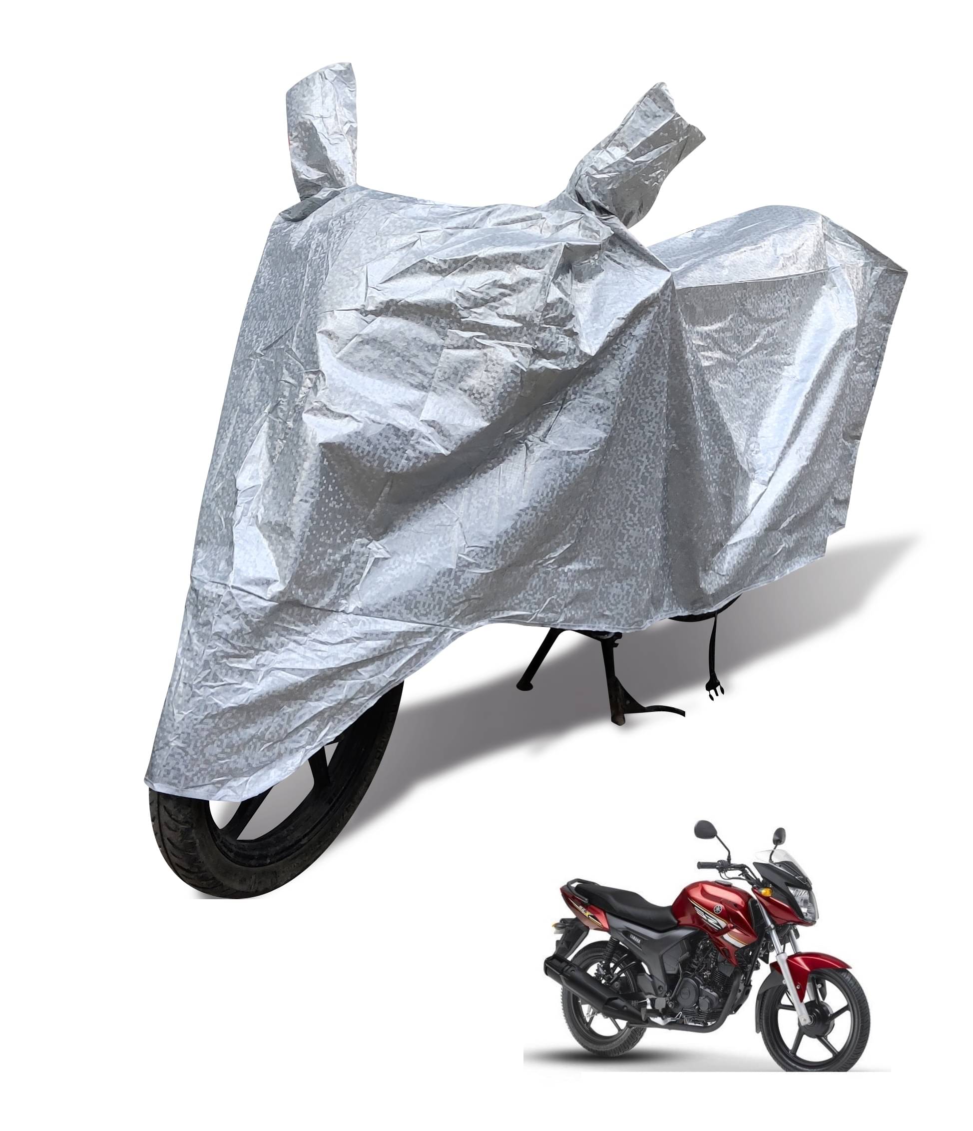 Mockhe Bike Body Cover for Yamaha SZ-X ( Pack of 1 ) , Silver Mockhe Bike Body Cover for Yamaha SZ-X ( Pack of 1 ) , Silver