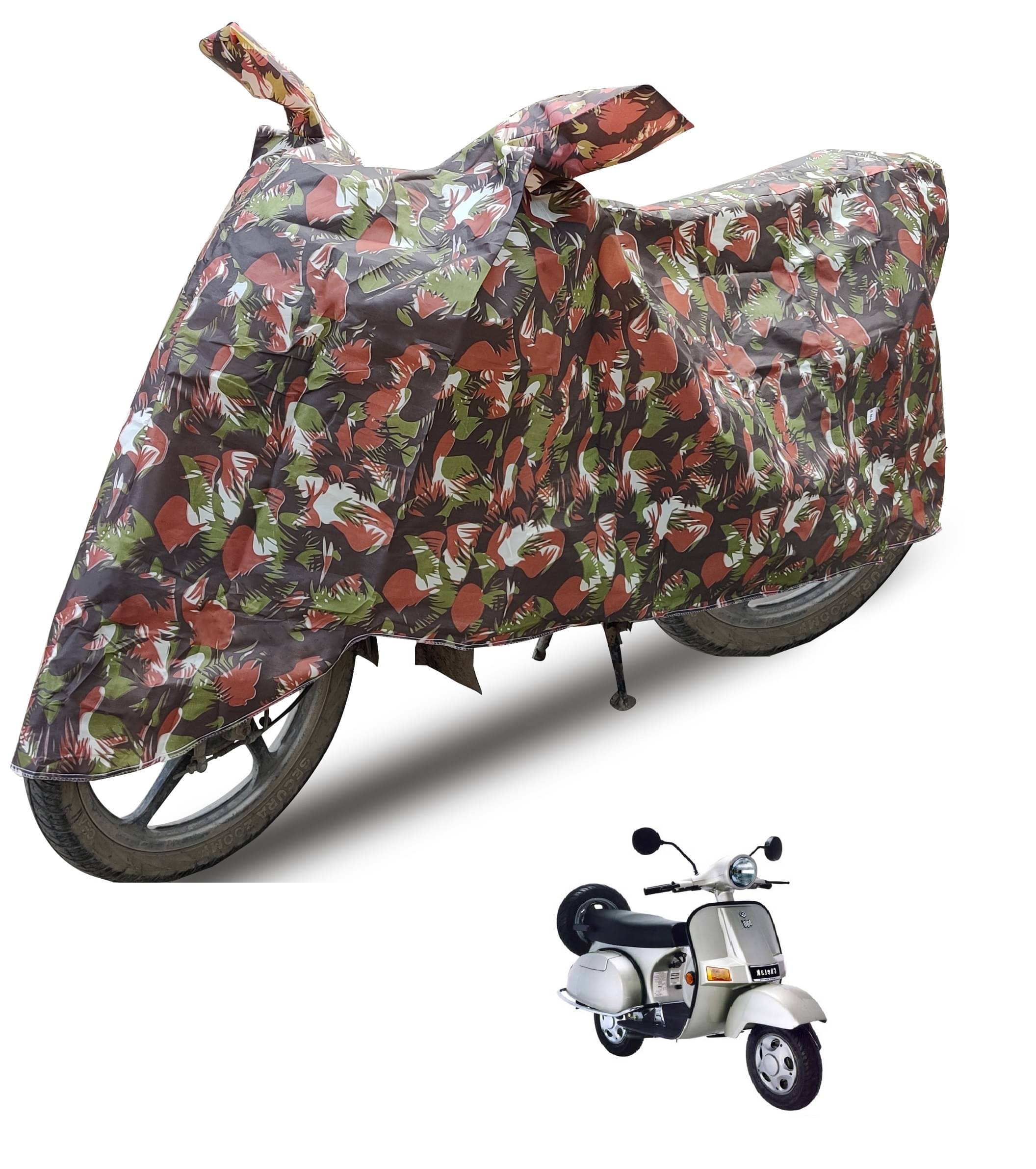 Mockhe Bike Body Cover for Bajaj Chetak ( Pack of 1 ) , Brown     			Mockhe Bike Body Cover for Bajaj Chetak ( Pack of 1 ) , Brown