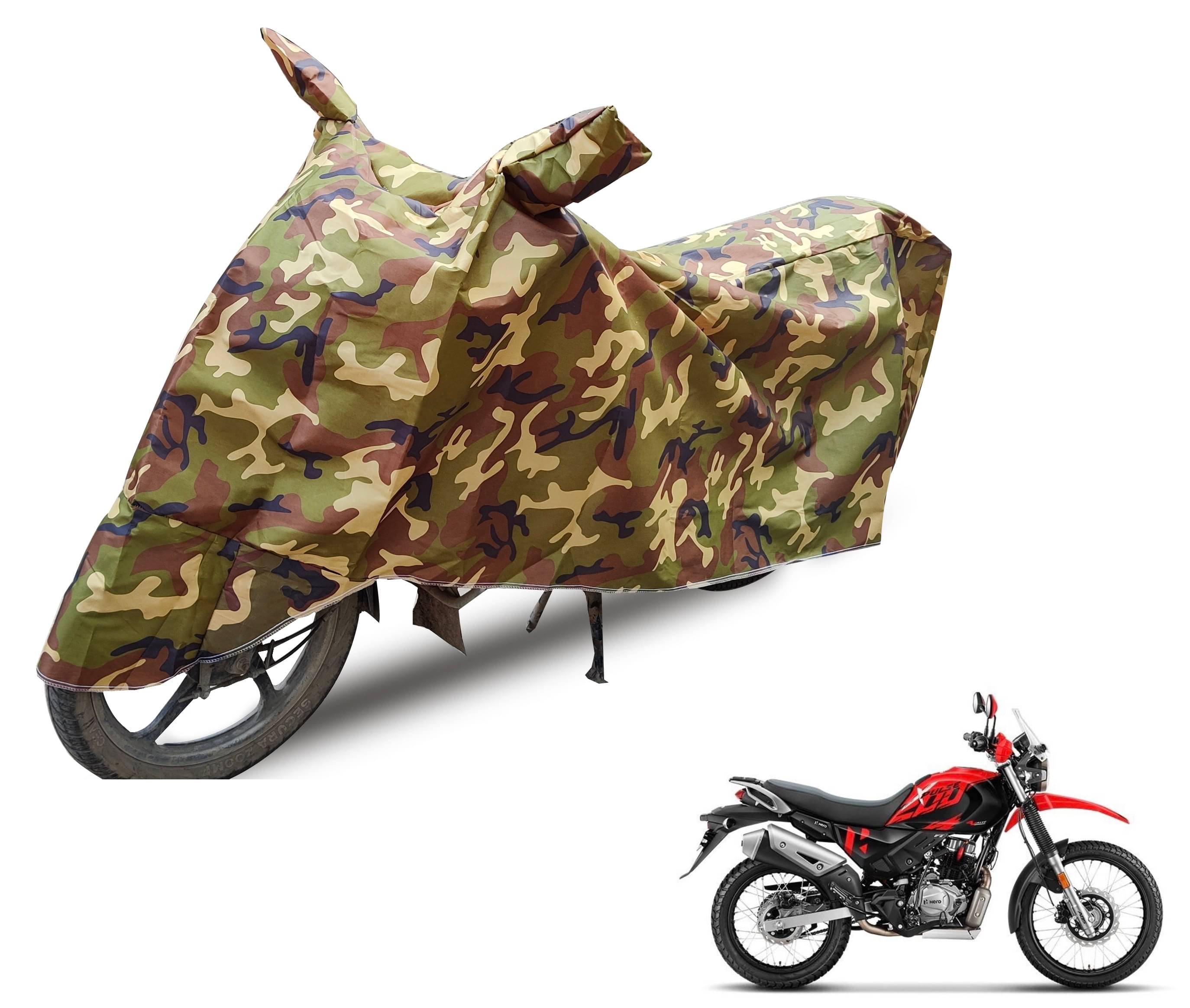 Mockhe Bike Body Cover for Hero All Bike Models ( Pack of 1 ) , Camouflage Mockhe Bike Body Cover for Hero All Bike Models ( Pack of 1 ) , Camouflage