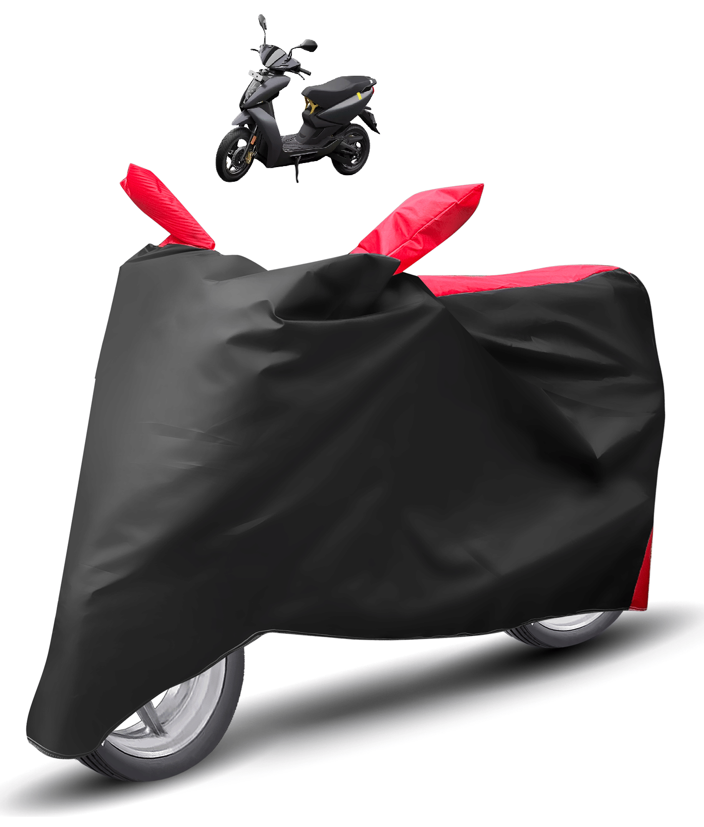     			Mockhe Bike Body Cover for All Brands All Bike Models ( Pack of 1 ) , Red