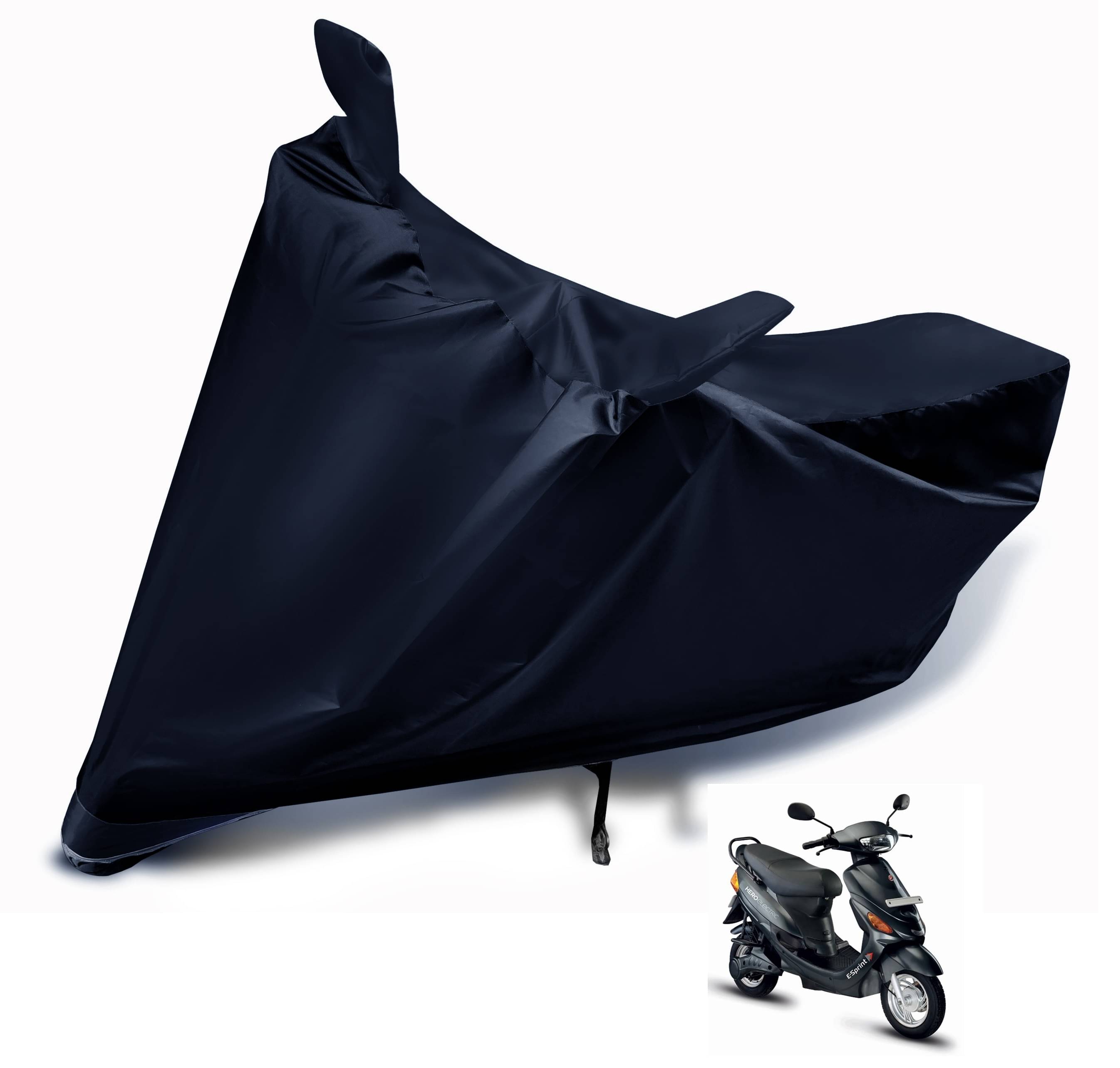 Mockhe Bike Body Cover for Hero E Sprint ( Pack of 1 ) , Black Mockhe Bike Body Cover for Hero E Sprint ( Pack of 1 ) , Black