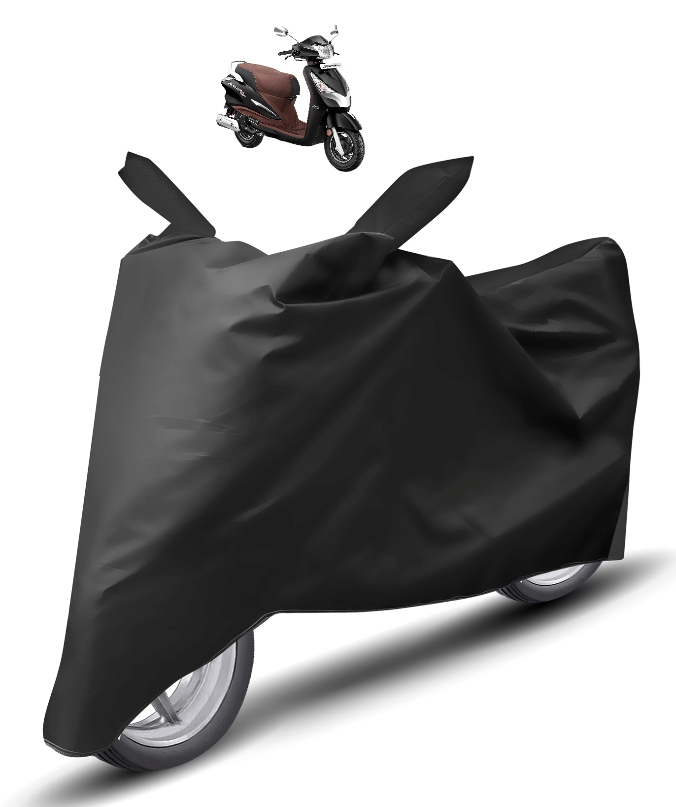 Mockhe Bike Body Cover for Hero All Bike Models ( Pack of 1 ) , Black Mockhe Bike Body Cover for Hero All Bike Models ( Pack of 1 ) , Black