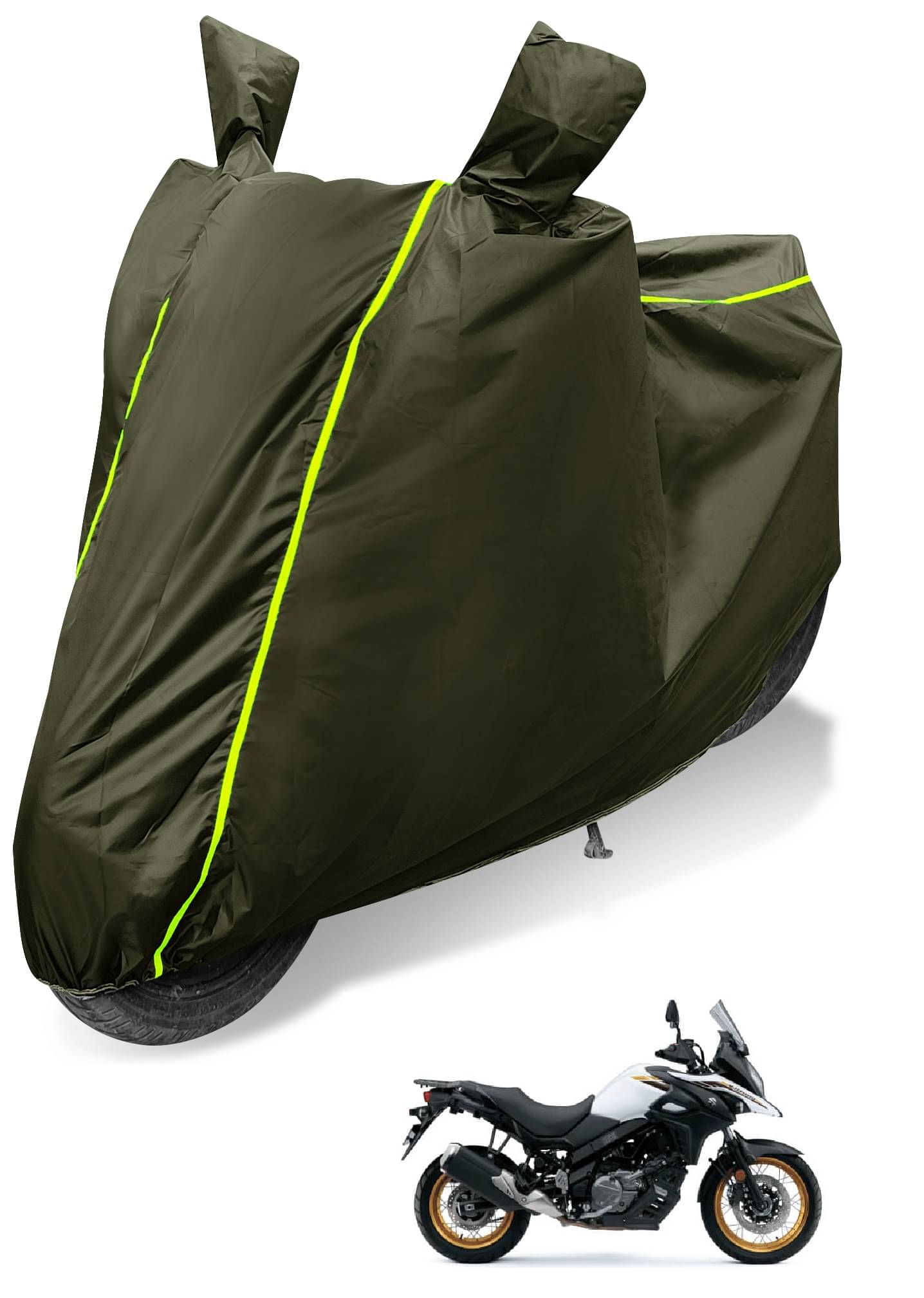     			Mockhe Bike Body Cover for Vespa VXL 125 ( Pack of 1 ) , Green